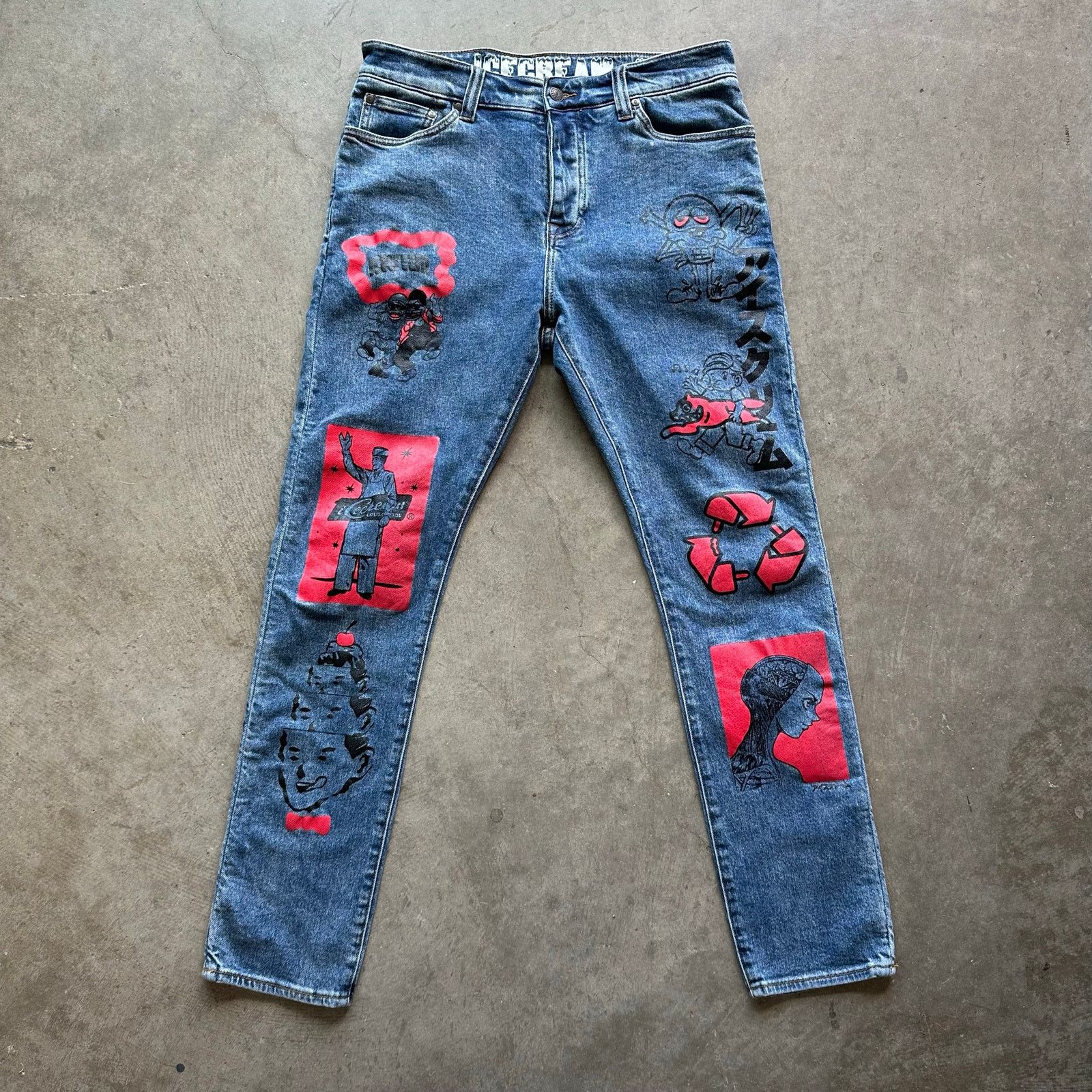 Icecream Infamous Ice Cream Jeans 32x32 Size US 32 / EU 48 - 1 Thumbnail
