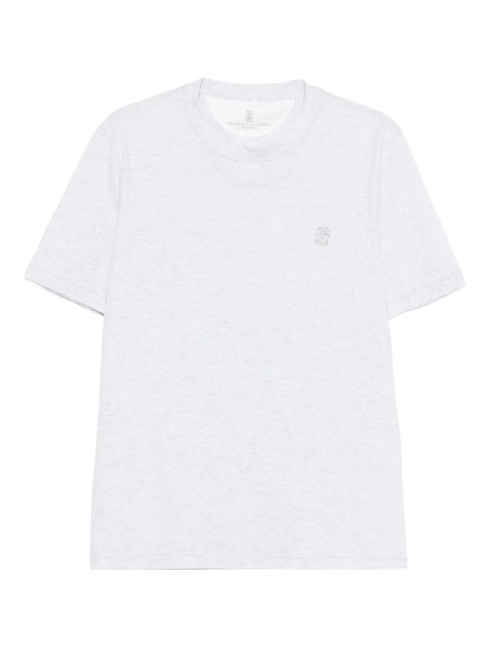 Brunello Cucinelli Crew-Neck T-Shirt With Logo Size US XL / EU 56 / 4 - 1 Thumbnail