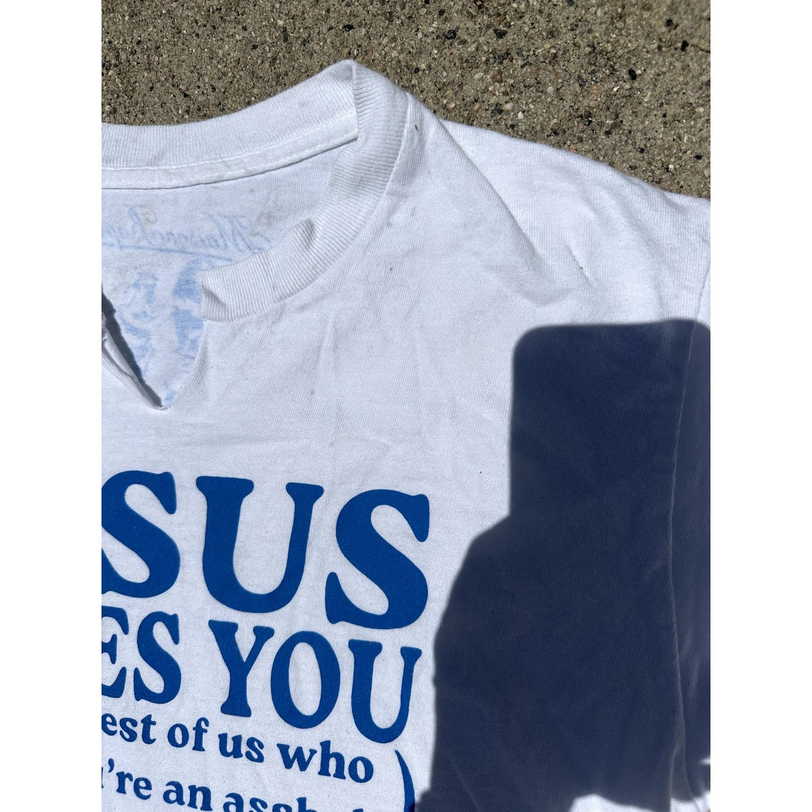 Vintage Maison Rapito - Jesus Loves You Tee Size US S / EU 44-46 / 1 - 2 Thumbnail
