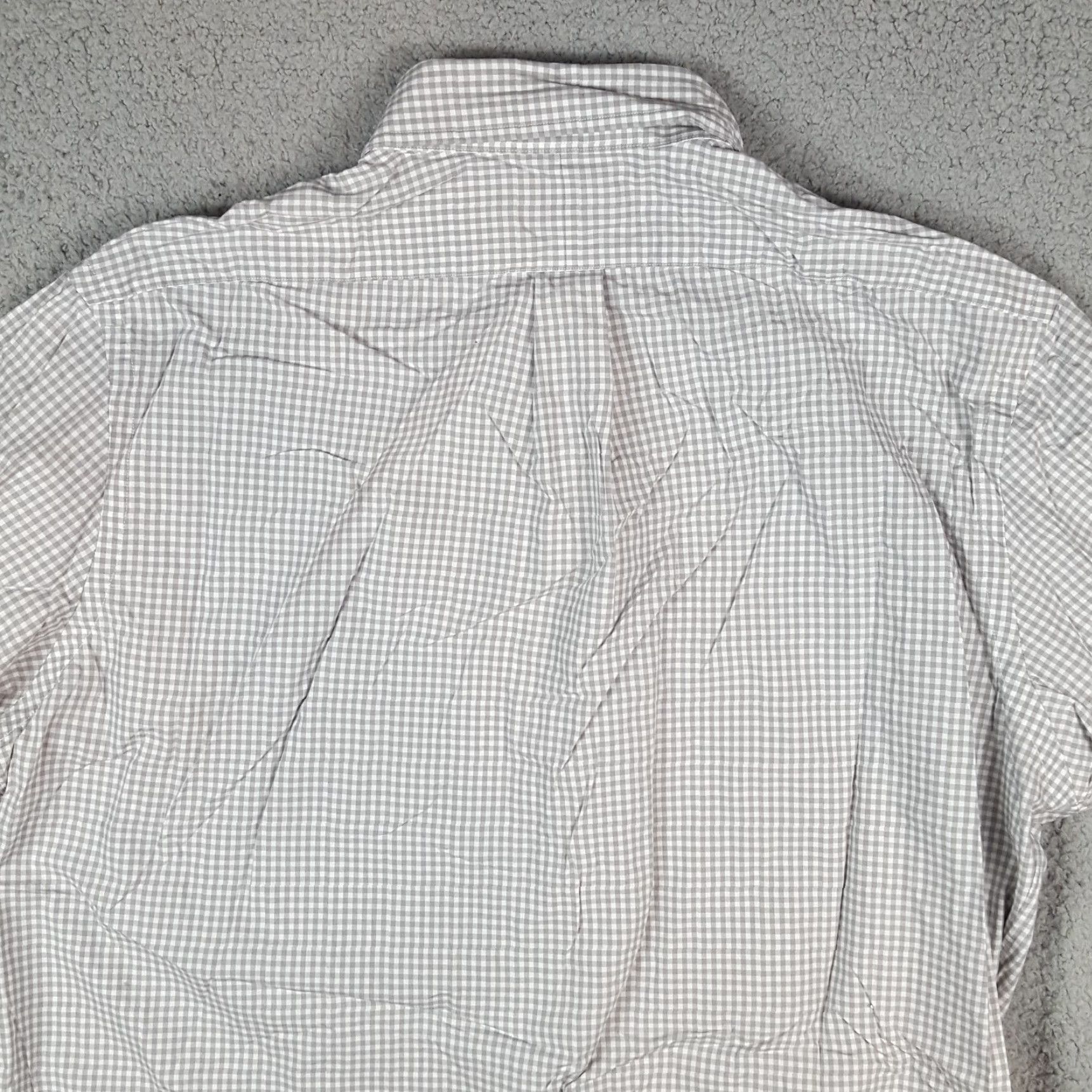 Ralph Lauren Vintage Ralph Lauren Men's Size XL Gray Gingham Plaid Button-Down Shirt Casual Workwear Retro 90s Size US XL / EU 56 / 4 - 6 Thumbnail