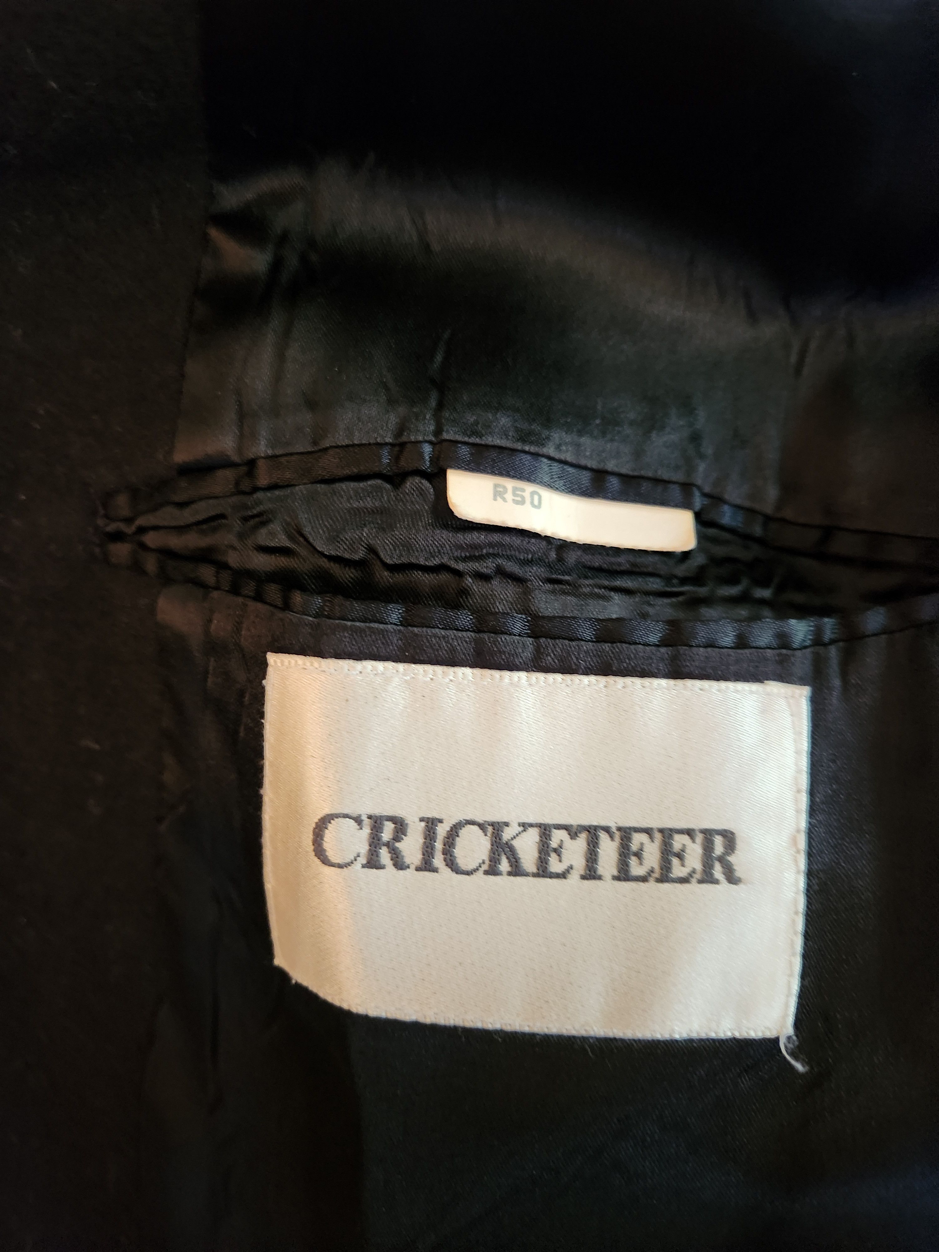 Vintage Vintage 80's Cricketeer Men's 100% Wool Black Overcoat Size US XXL / EU 58 / 5 - 3 Thumbnail