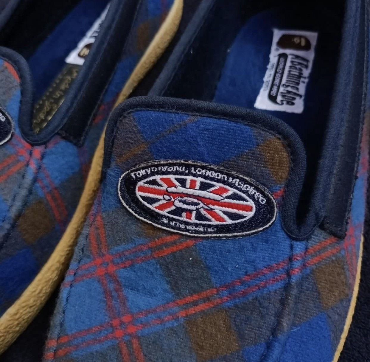 Bape BAPE Tartan Check Nel Slip on Size US 7 / EU 40 - 3 Thumbnail