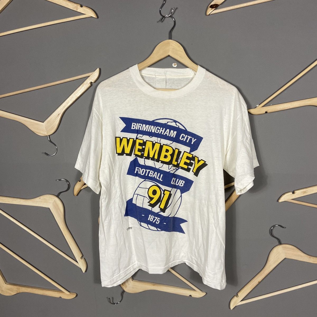Vintage Vintage 1991 Birmingham City Football Club t-shirt Size US XL / EU 56 / 4 - 1 Thumbnail