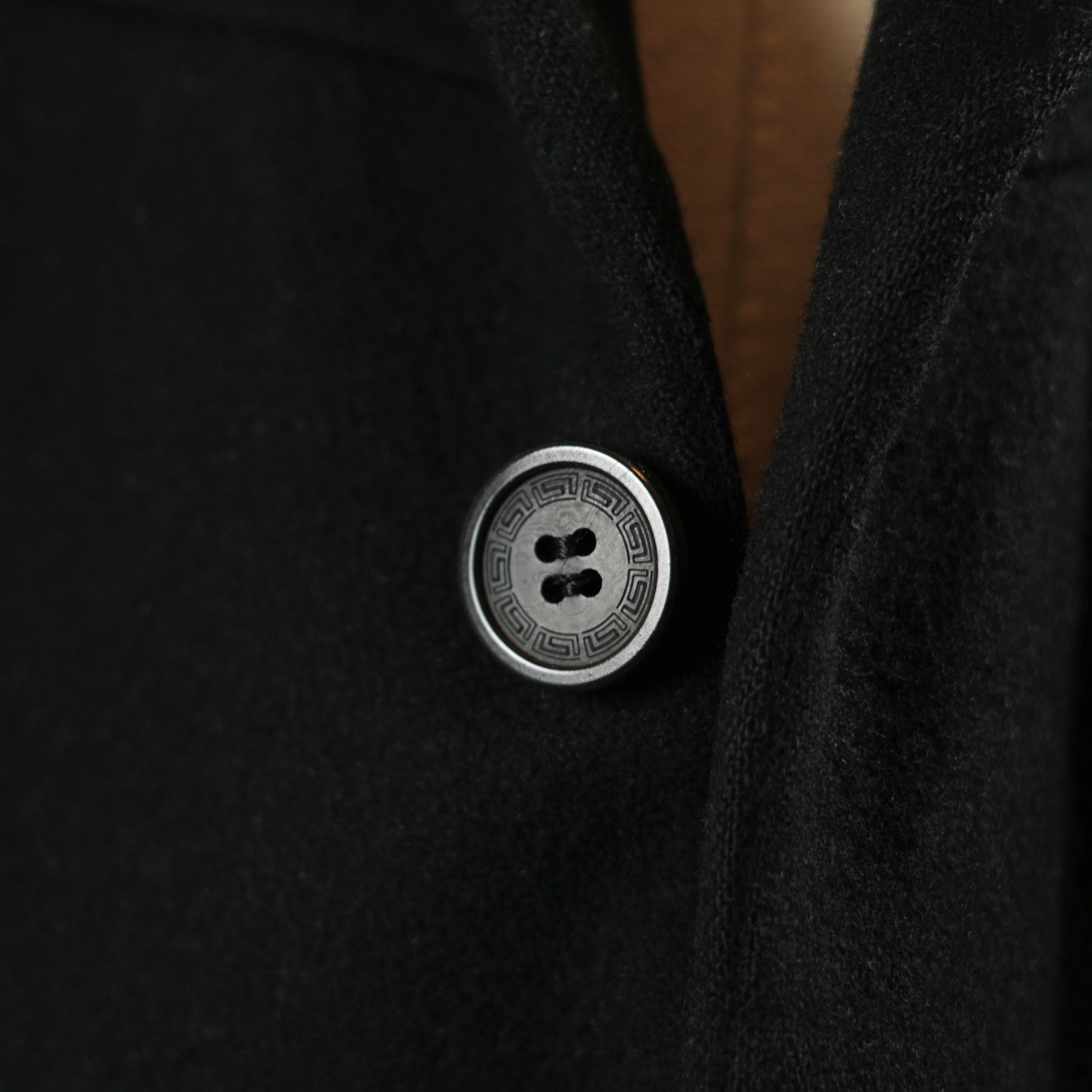 Versace Wool Cashmere Zip-Front Blazer Size 52R - 9 Thumbnail