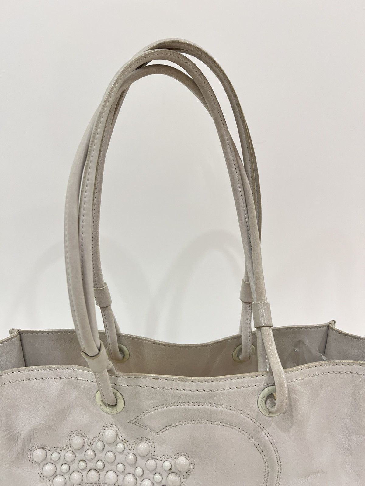 Loewe Loewe White Leather Crown totebag Size ONE SIZE - 7 Thumbnail