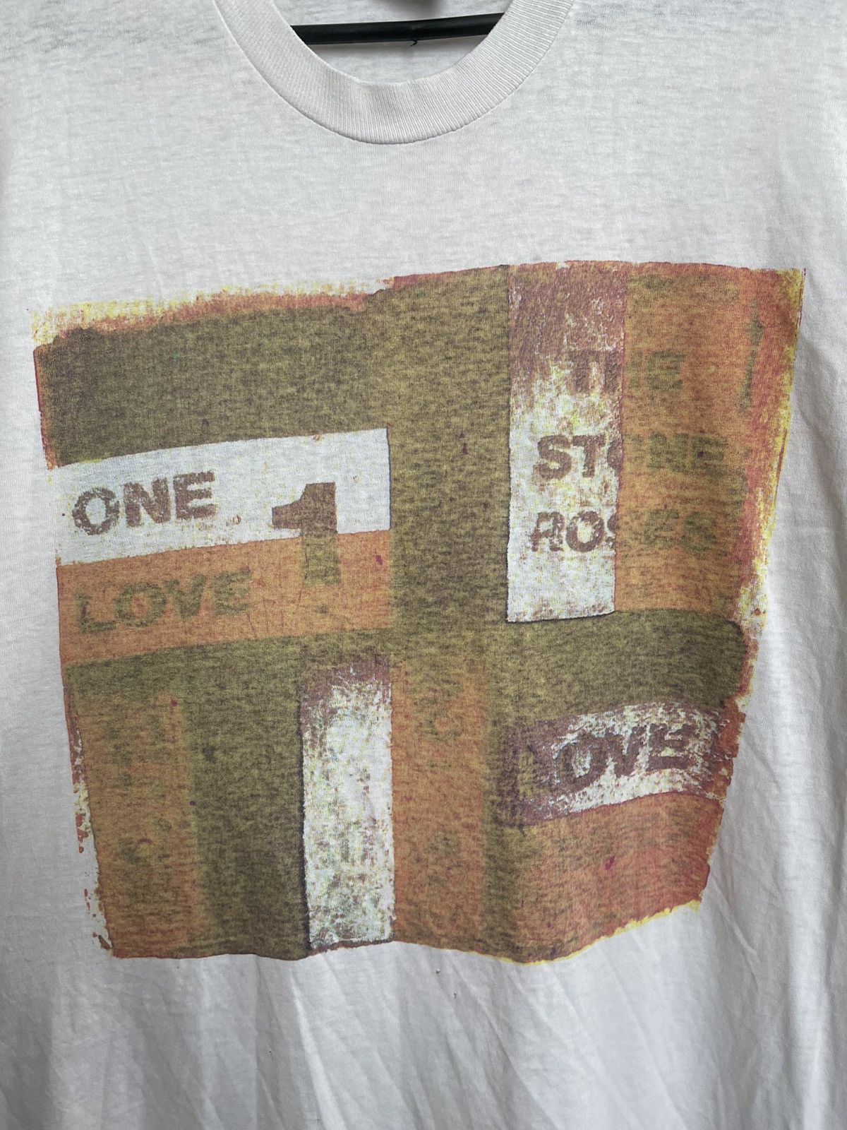 Band Tees 1992 The Stone Roses One Love Vintage Band T-Shirt Tee Size US L / EU 52-54 / 3 - 6 Thumbnail
