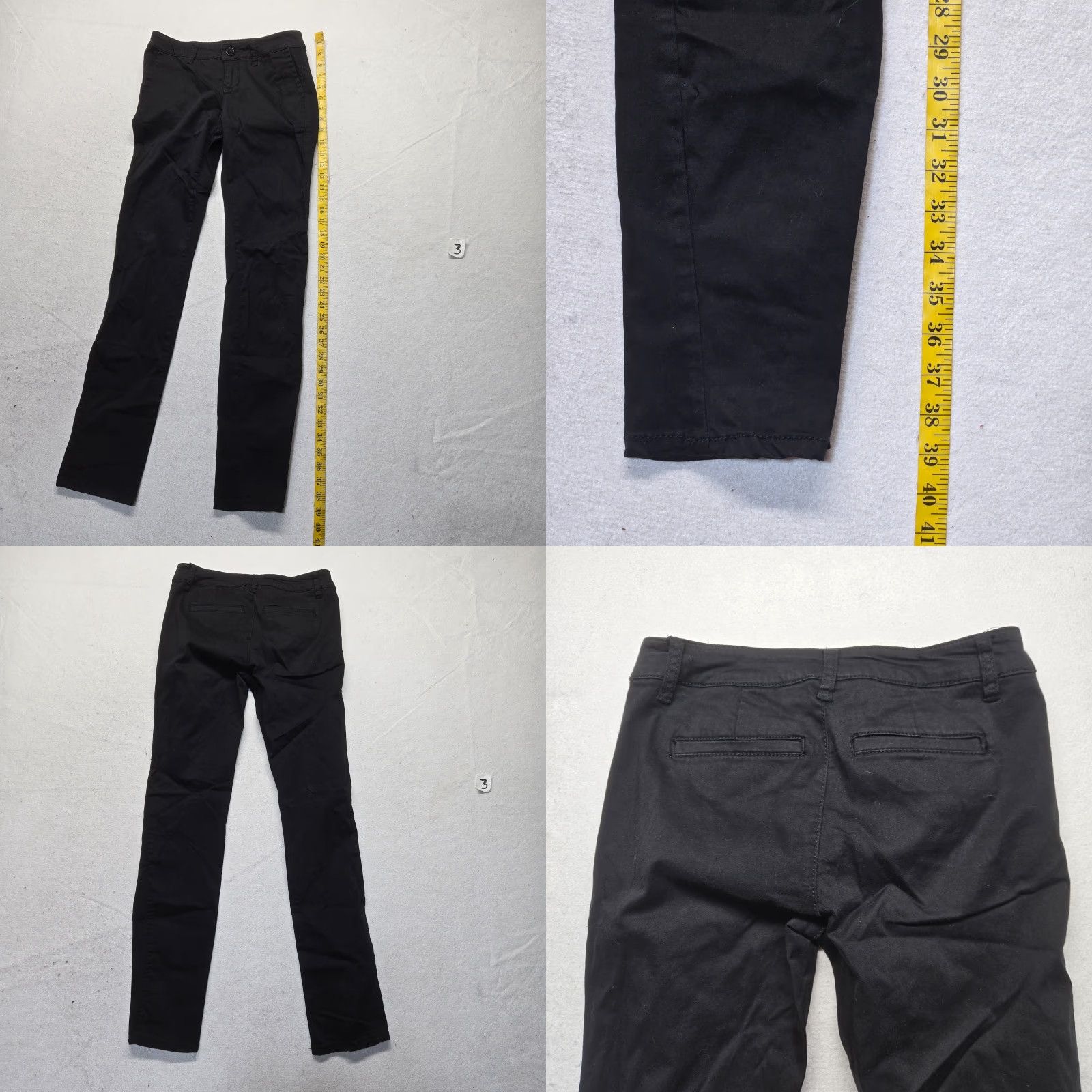 Vintage Celebrity Pink Pants Slim Straight Black Adult Women's Size 3/26 Size 28" / US 6 / IT 42 - 8 Thumbnail