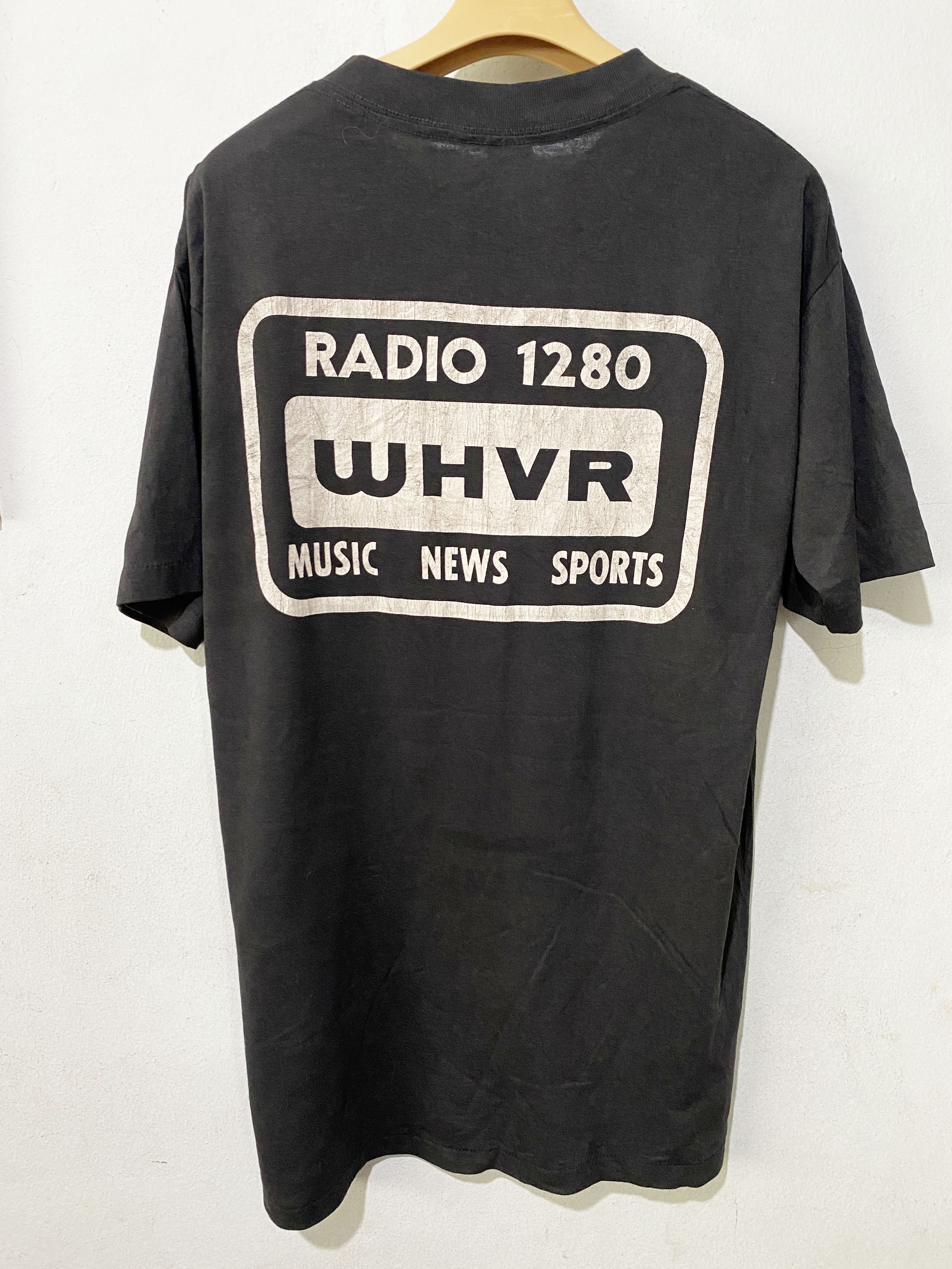 Band Tees × Vintage Vintage 90s WHVR Radio Shirt Size US M / EU 48-50 / 2 - 3 Thumbnail