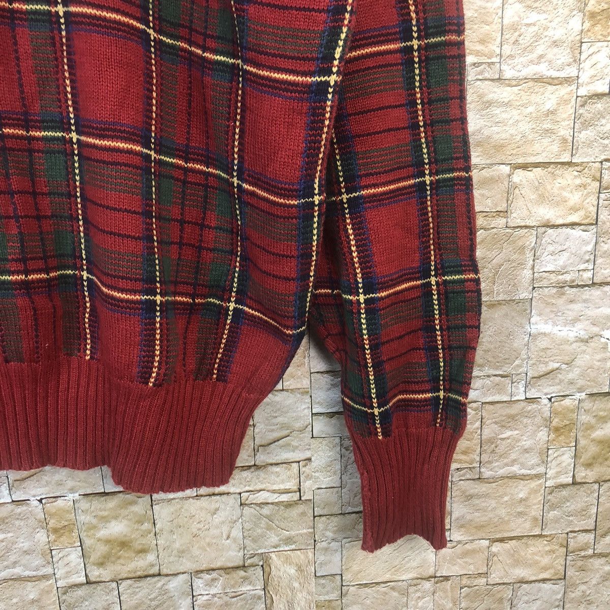 Ralph Lauren Polo Ralph Lauren checkered Red Knitwear #A22 Size US L / EU 52-54 / 3 - 8 Thumbnail