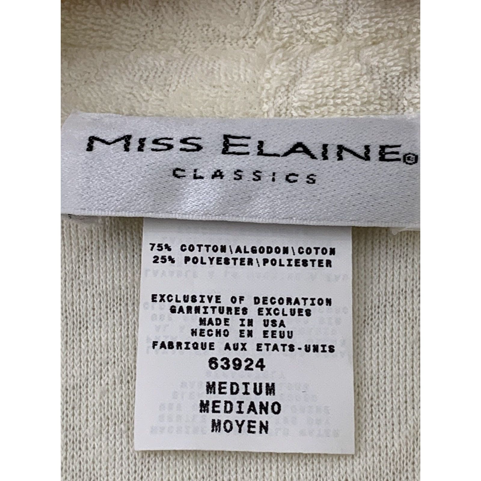 Vintage VINTAGE Miss Elaine Robe Womens Medium Yellow Bath Lace Trim Belted Long Size ONE SIZE - 4 Thumbnail