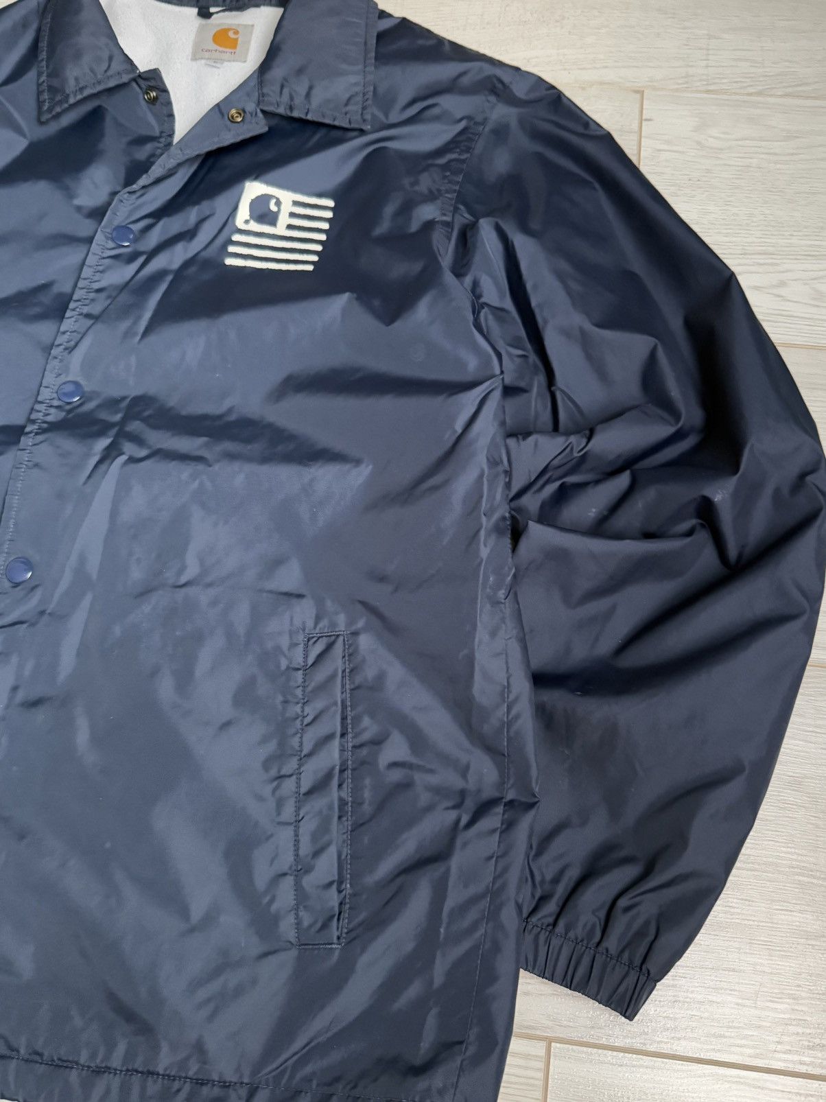 Carhartt × Vintage Vintage Carhartt nylons couch jacket Size US M / EU 48-50 / 2 - 2 Thumbnail