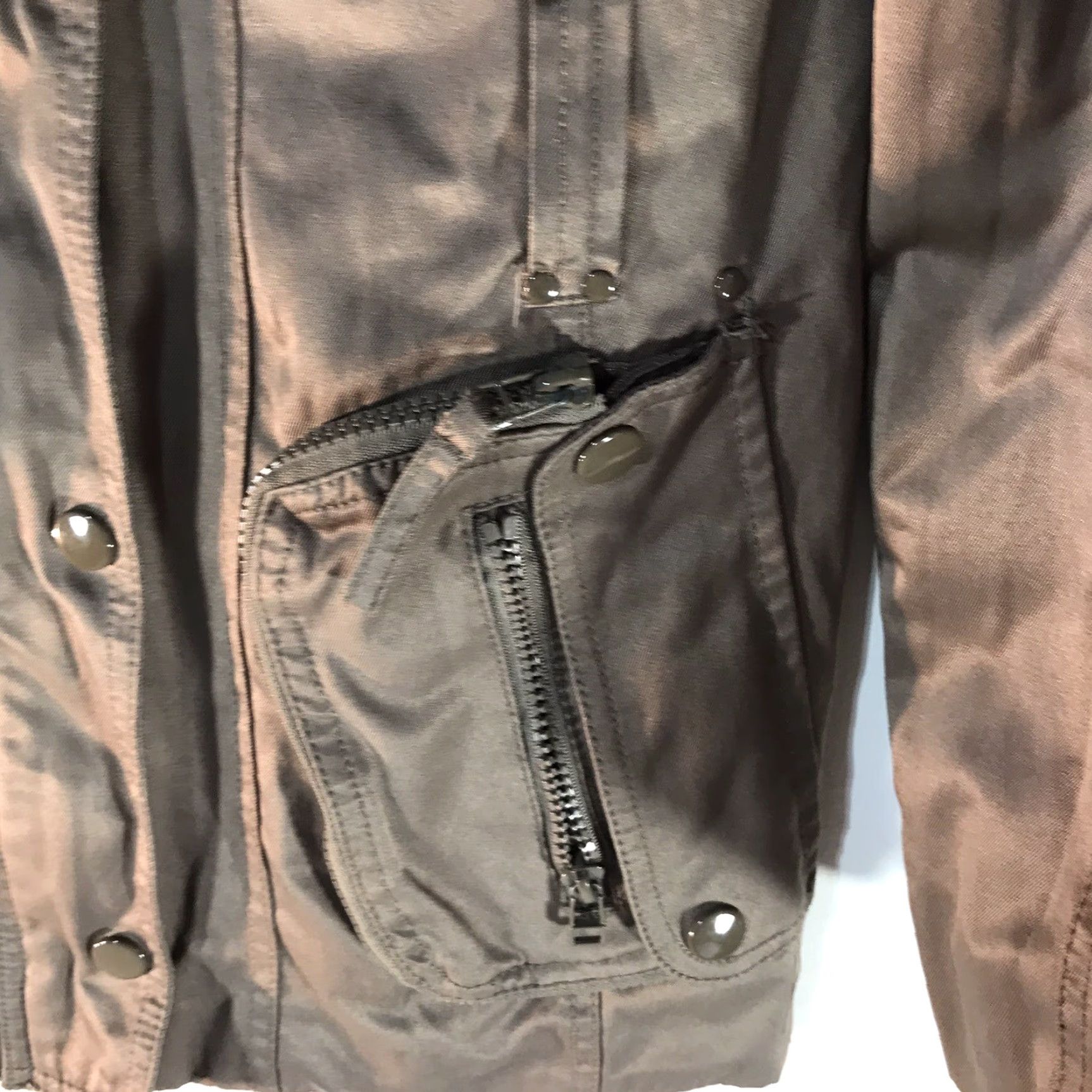 Vintage VERO MODA Brown Full Zip Button Jacket Womens Size M Casual Workwear Size M / US 6-8 / IT 42-44 - 3 Thumbnail