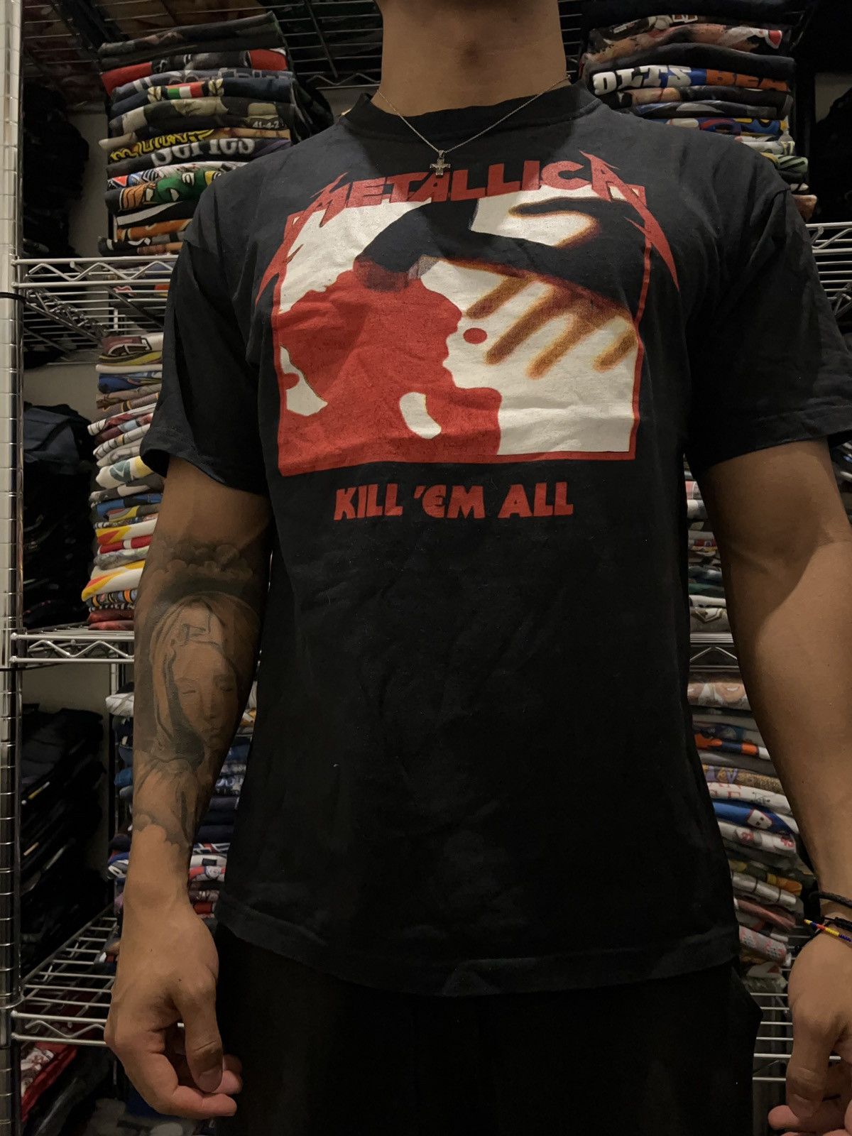 Metallica 2009 Metallica Kill Em All Mexico Tour Bootleg Band Tee Size US L / EU 52-54 / 3 - 3 Thumbnail