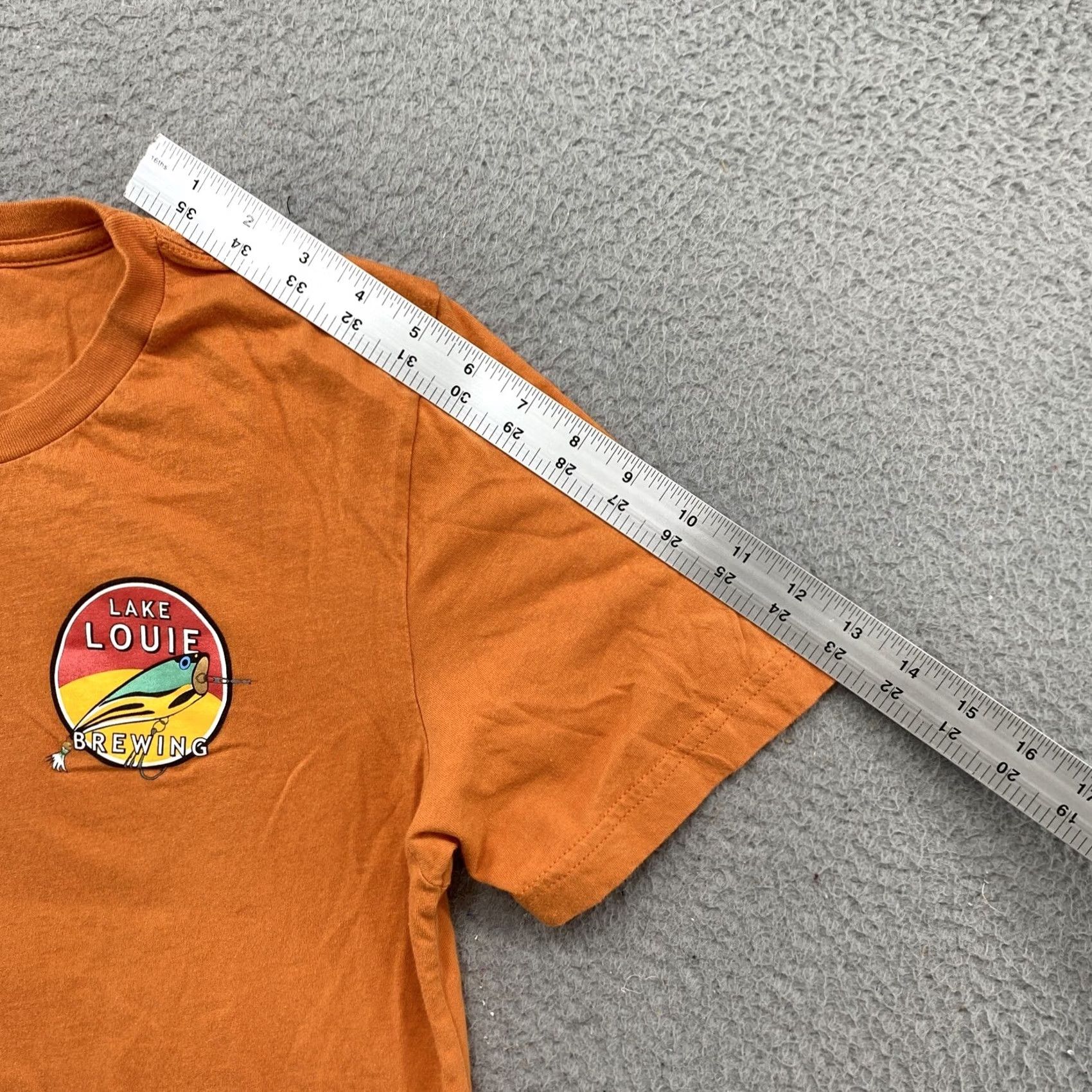 Doublet Lake Louie Brewing Wisconsin Double Sided T-Shirt Men’s Size M Orange Lake Louie Double Sided Shirt Mens Medium Vintage? Size US M / EU 48-50 / 2 - 5 Thumbnail