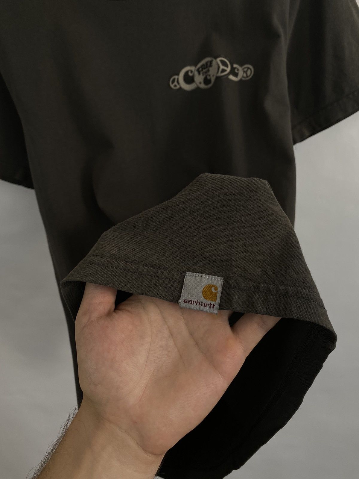 Carhartt 🇺🇸 Vintage 90s Carhartt Free The T-Shirt Rare Retro Y2K Hype Size US M / EU 48-50 / 2 - 6 Thumbnail