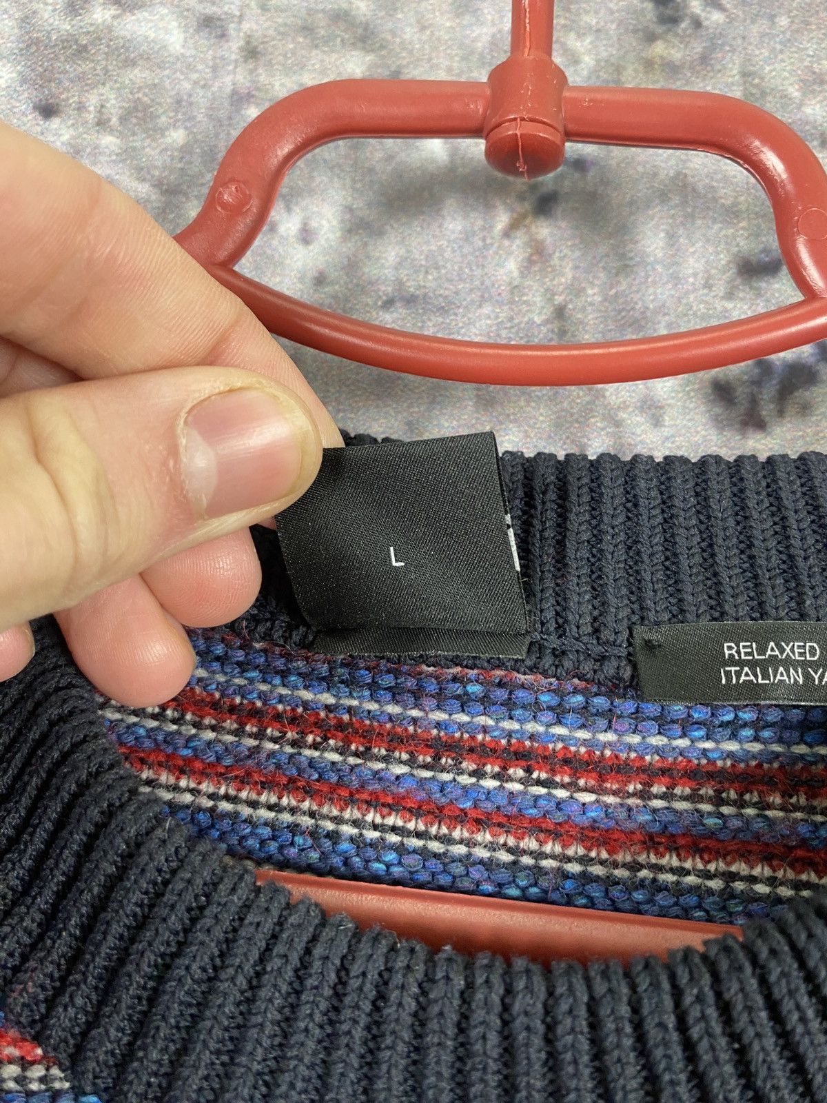 Hugo Boss Men’s Hugo Boss Sweatshirt Multicolor Striped Size L Size US L / EU 52-54 / 3 - 5 Thumbnail