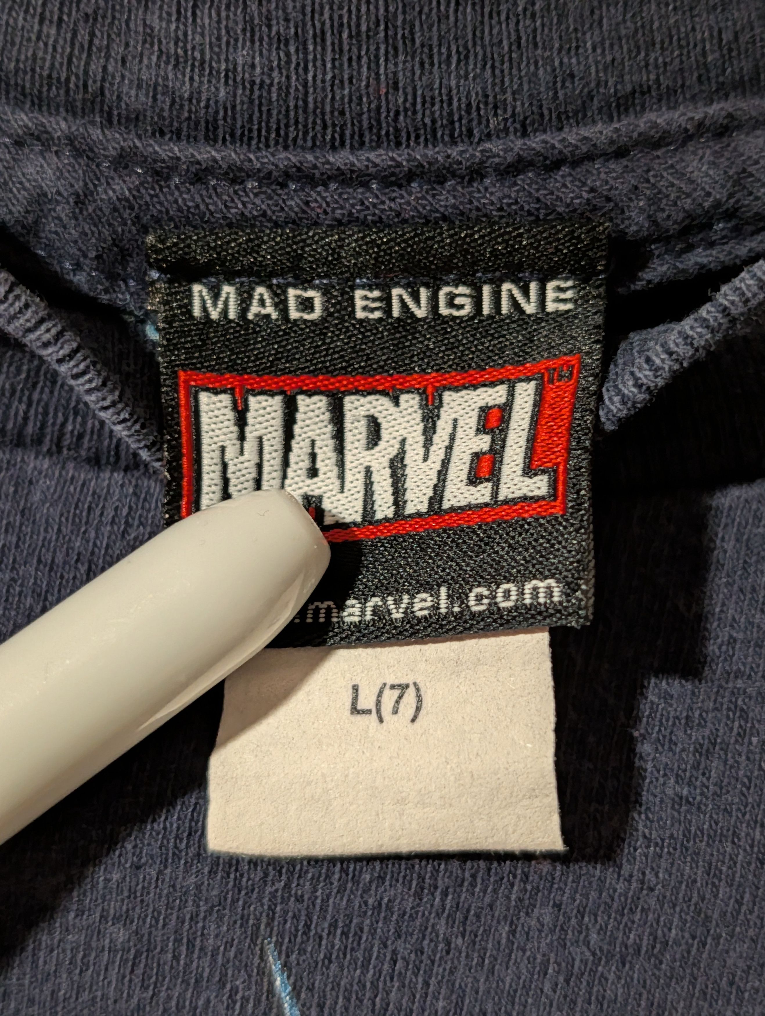 Marvel Comics Vintage Spider-Man Long Sleeve Youth Large Mad Engine Marvel Size US L / EU 52-54 / 3 - 4 Thumbnail