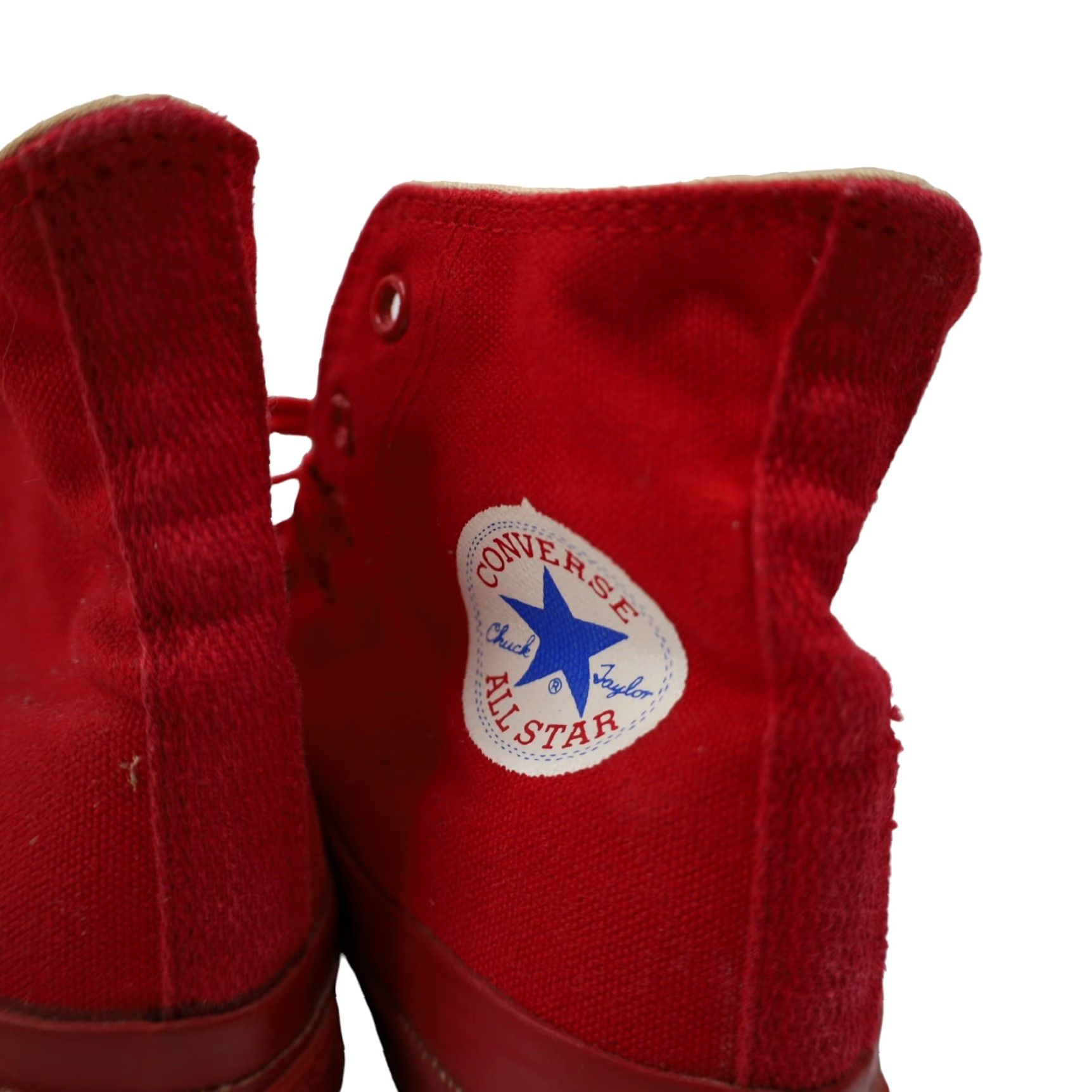 Converse VINTAGE Converse Chuck Traylor USA Made Sneakers Red Sneaker Men USA 4 Womens 6 Red Size US 5 / EU 37 - 4 Thumbnail