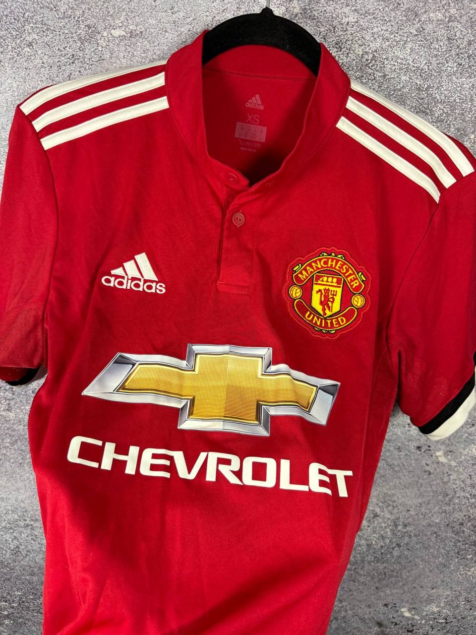 Adidas × Vintage Vintage Manchester United 2017/18 Adidas Soccer Jersey Small Size US S / EU 44-46 / 1 - 10 Thumbnail