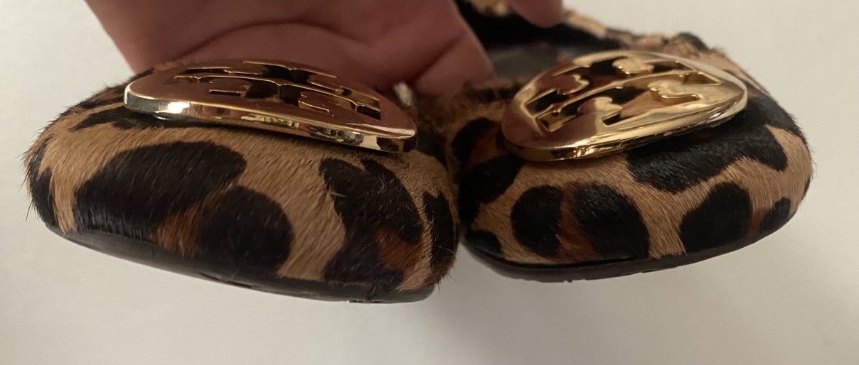 Tory Burch Tory Burch Brown Leopard Print Pony Hair Reva Ballet 7.5 US Size US 7.5 / IT 37.5 - 5 Thumbnail