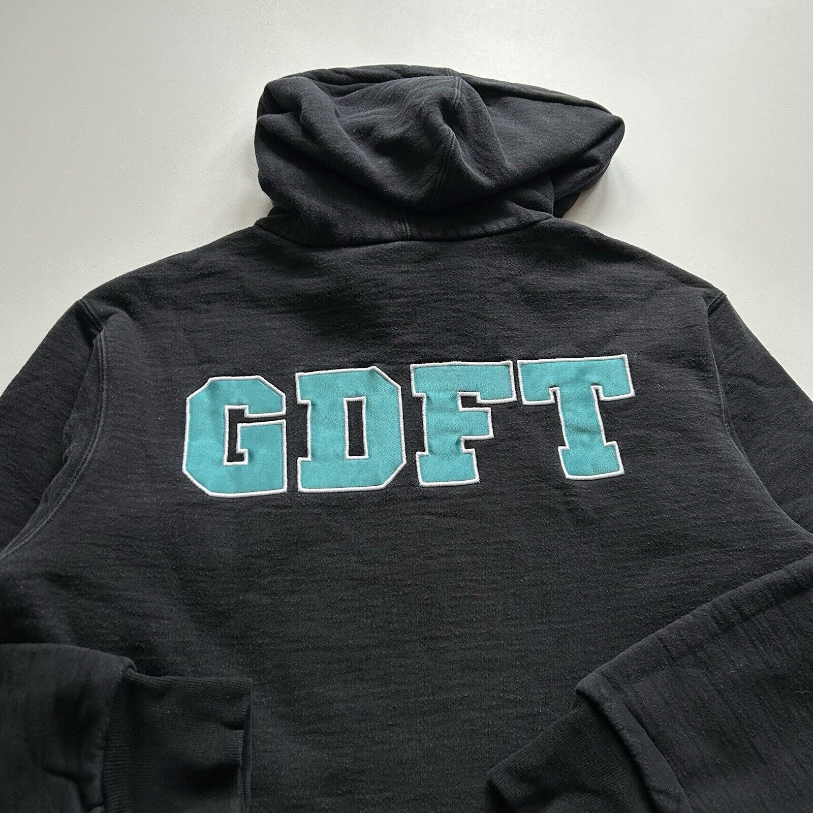 Vintage Vintage Good Foot GDFT Embroidered Zip Up Hoodie Small Black Size US S / EU 44-46 / 1 - 4 Thumbnail