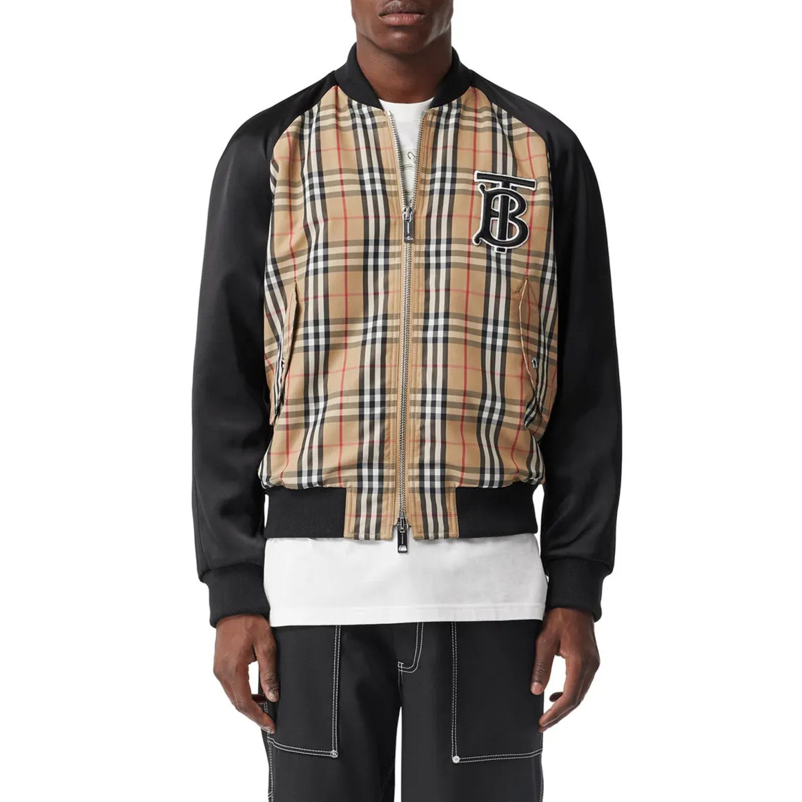 Burberry Burberry Harlington Nova Archive Bomber Varsity Jacket 50 40 Size US M / EU 48-50 / 2 - 3 Thumbnail
