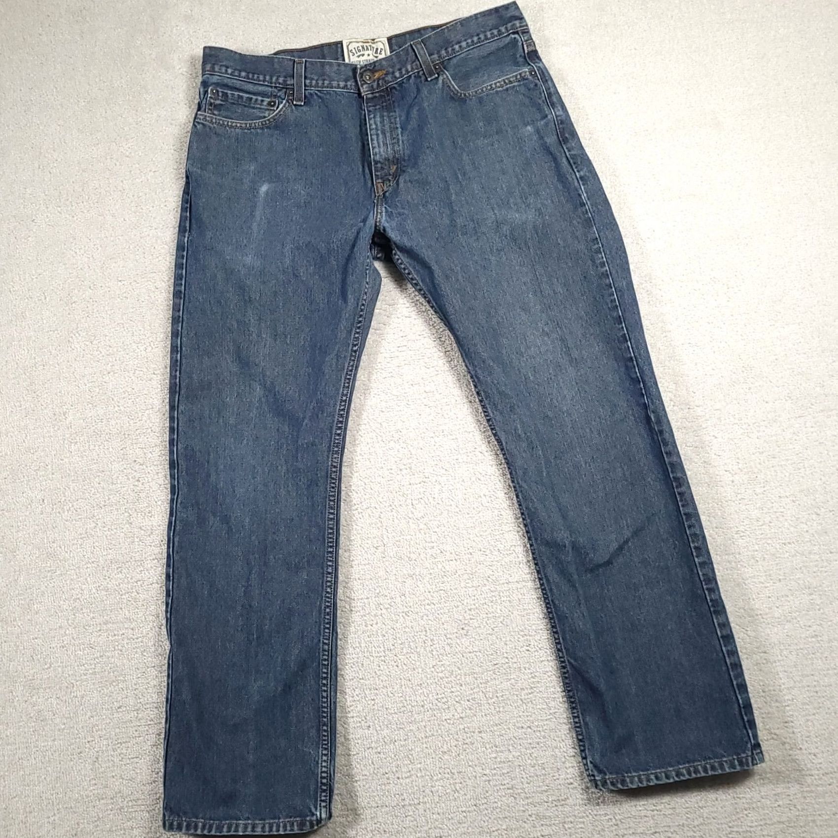 Levi's VINTAGE Levi's Slim Straight Jeans Mens 36X30 Medium Wash Western Workwear Shirt? Size US 36 / EU 52 - 2 Thumbnail