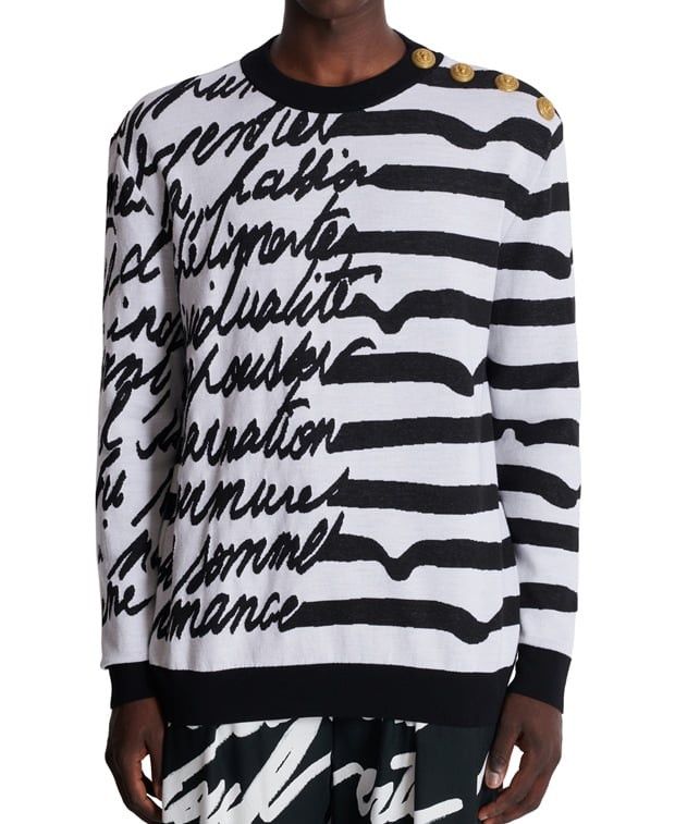 Balmain Knitted top Size US XL / EU 56 / 4 - 1 Thumbnail