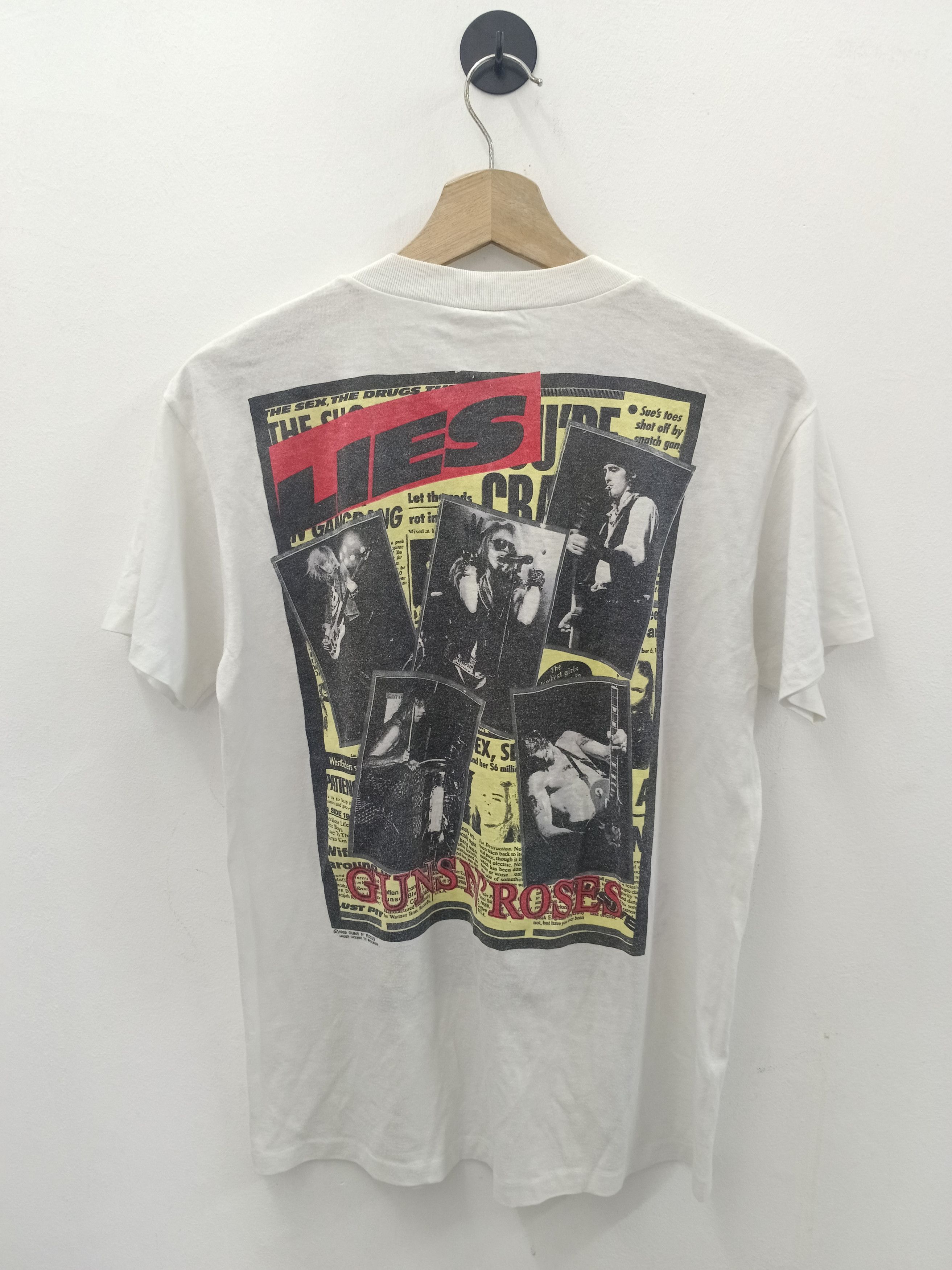 Vintage Vintage 1989 Guns N' Roses "One In A Million" Axl Rose Size US L / EU 52-54 / 3 - 2 Thumbnail