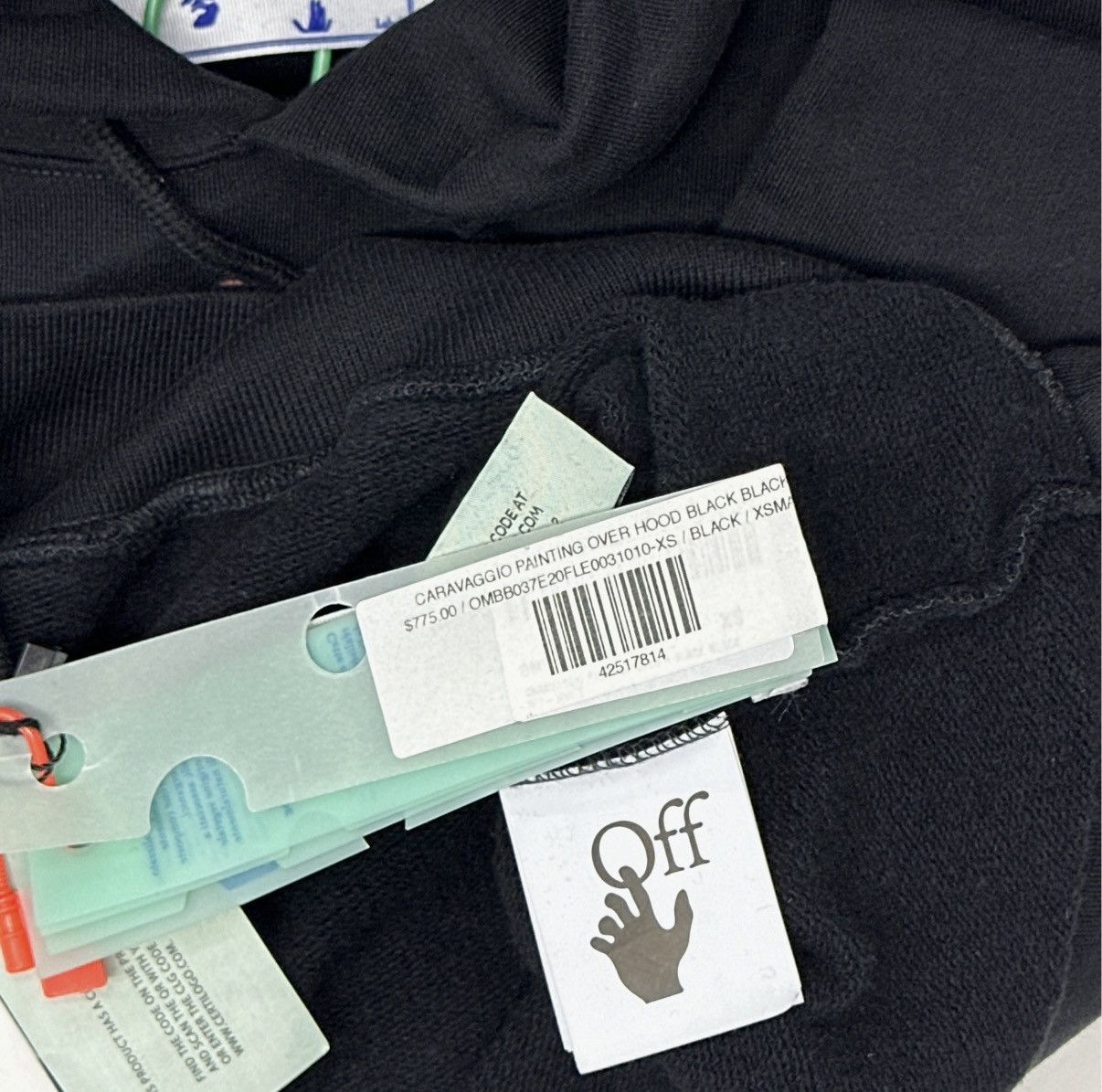 Off-White Off-White Caravaggio Painting Print Hoodie Size US XS / EU 42 / 0 - 3 Thumbnail