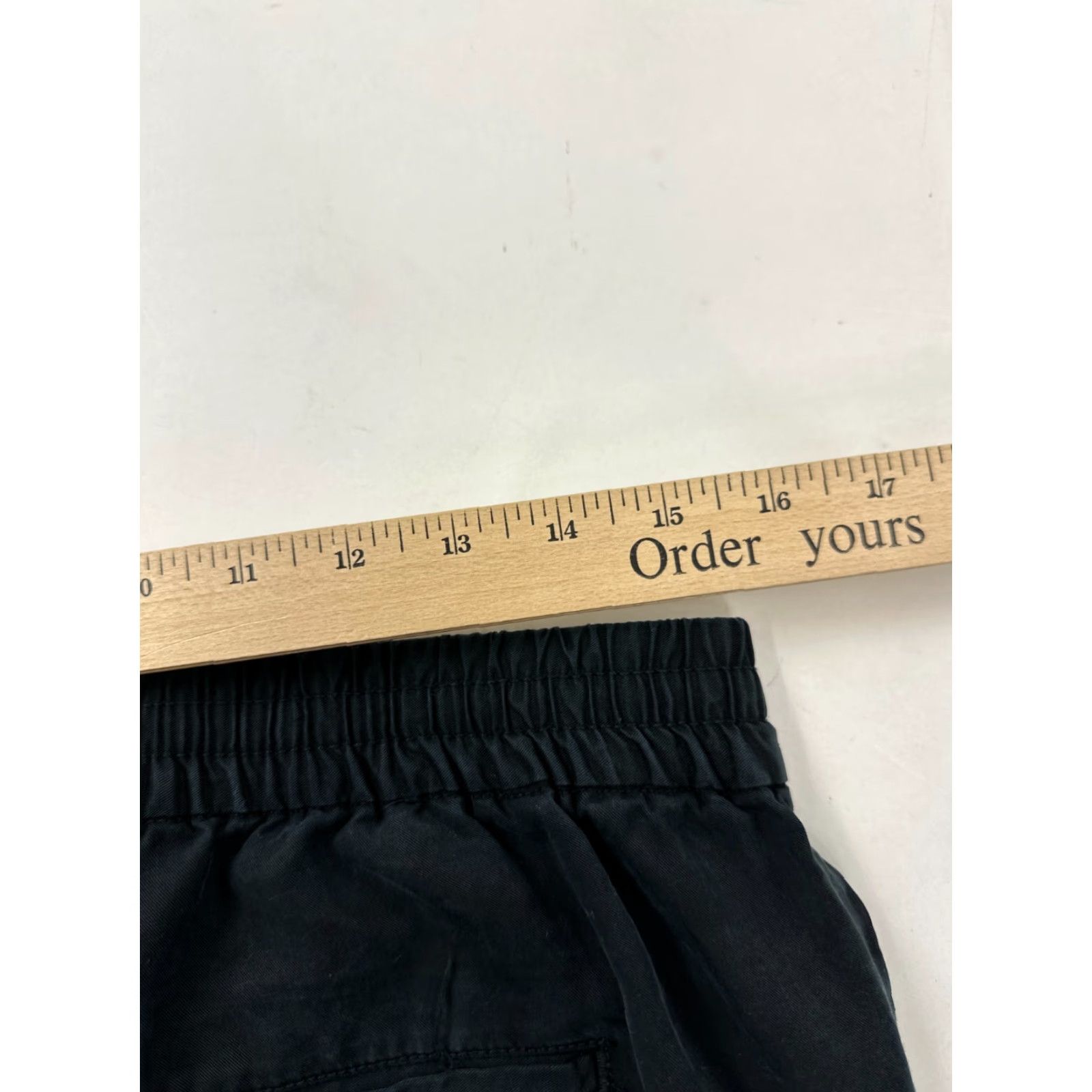 Gap Gap Pants Women Large Black Trouser Straight Leg Pocket Elastic Waist Drawstring Size 36" / US 14 / IT 50 - 8 Thumbnail