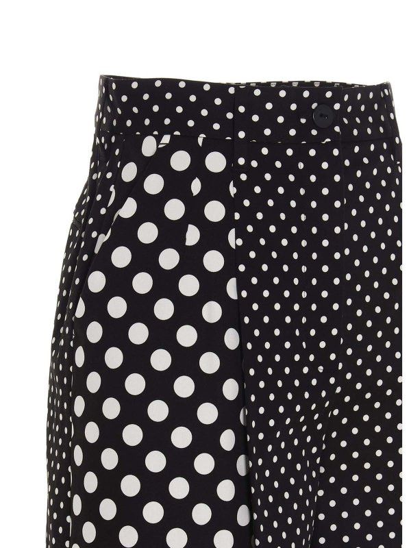 Dolce & Gabbana o1y0925 Casual Pant in Black/White Size 25" / US 0 / IT 36 - 3 Thumbnail