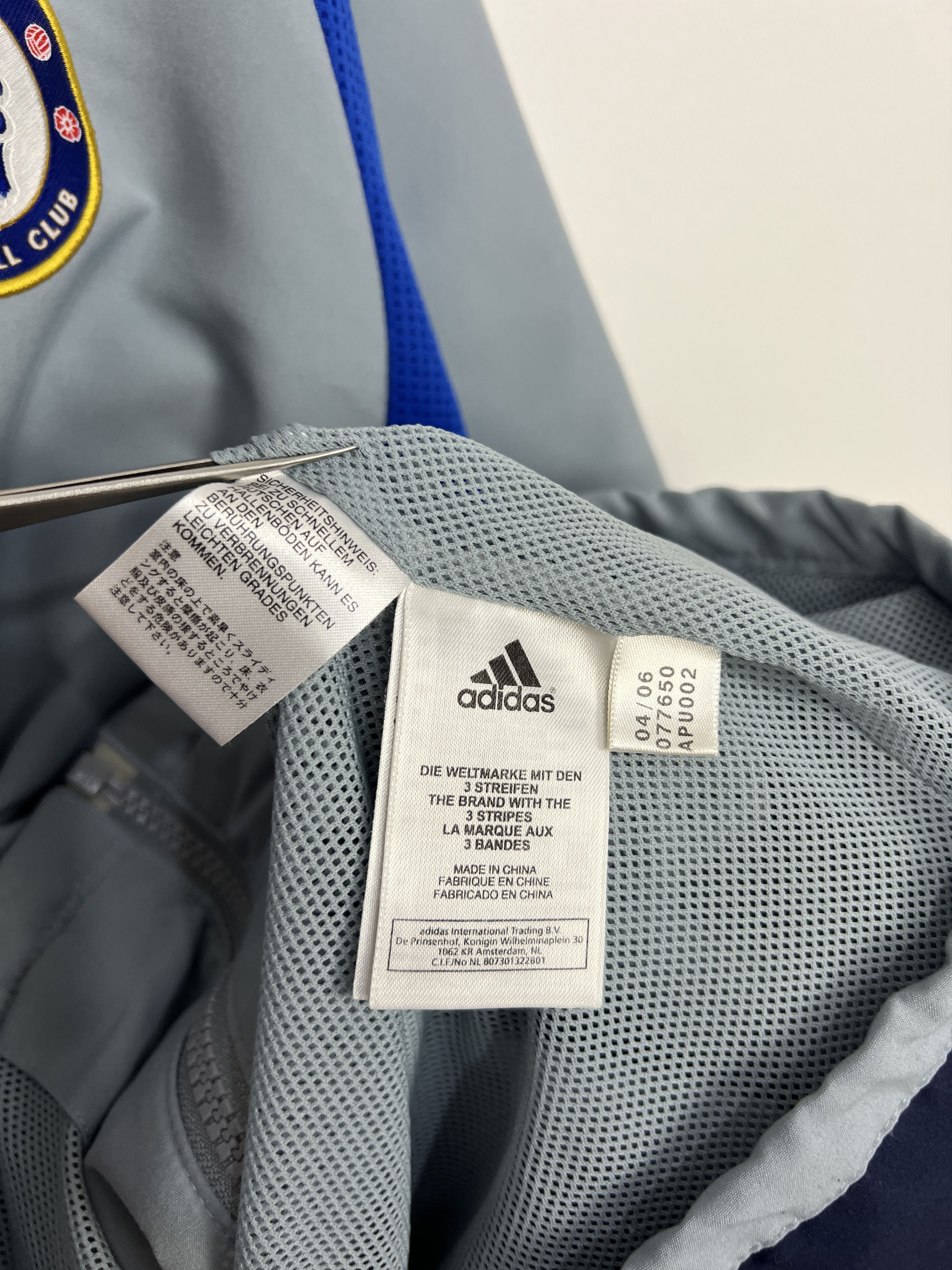 Adidas Vintage Chelsea Football Jacket Soccer Track Top Rare Hype Size US L / EU 52-54 / 3 - 9 Thumbnail