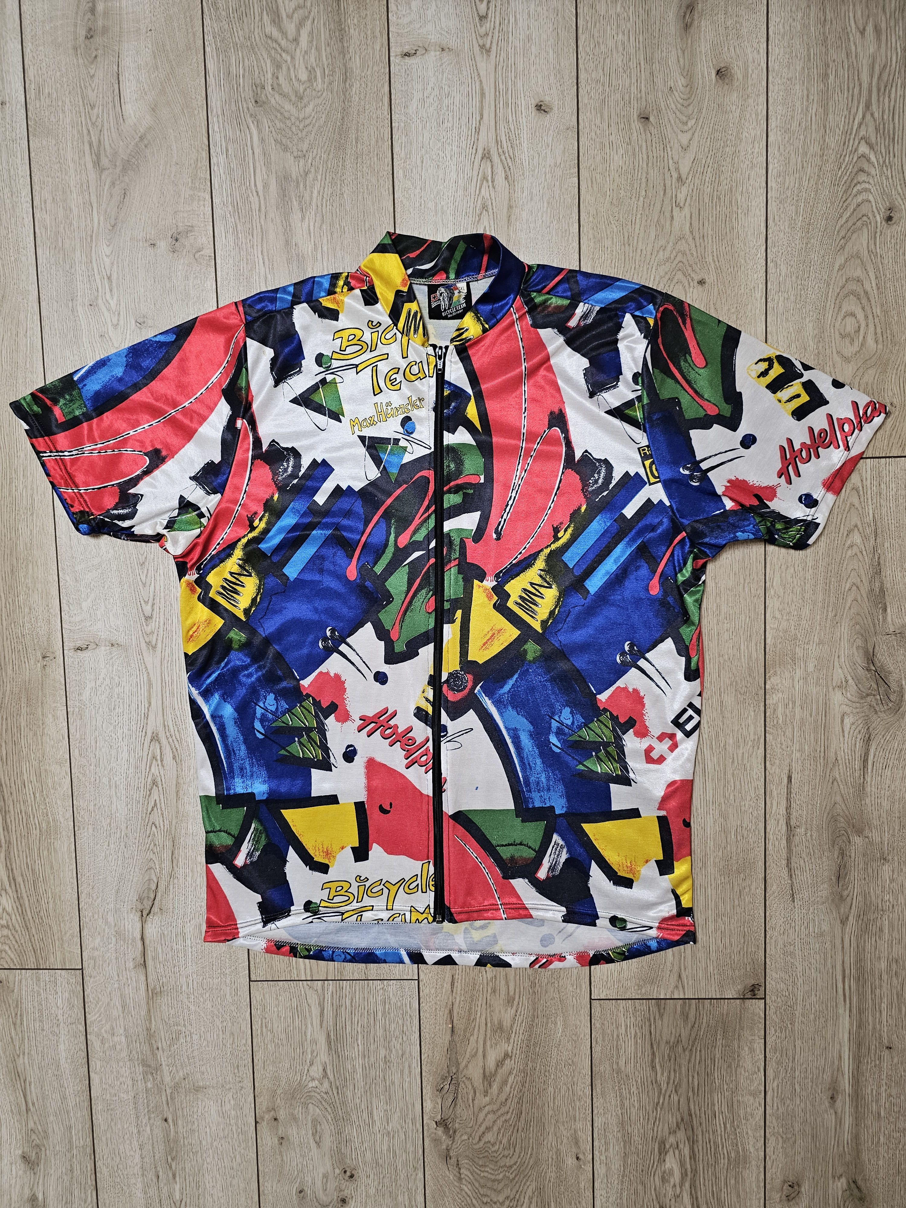 All Sport VINTAGE MAX HURZELER CYCLING TEAM JERSEY BICYCLE TEAM MAX Size US XXL / EU 58 / 5 - 1 Thumbnail