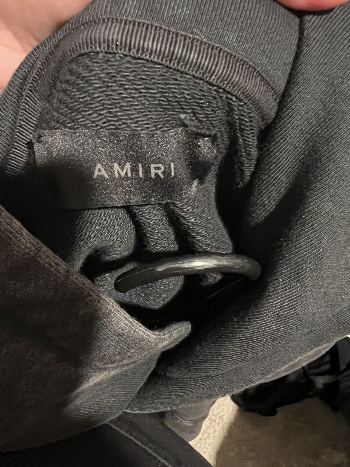 Amiri $1050 Amiri Filigree Hoodie Washed Black Size US XXL / EU 58 / 5 - 5 Thumbnail