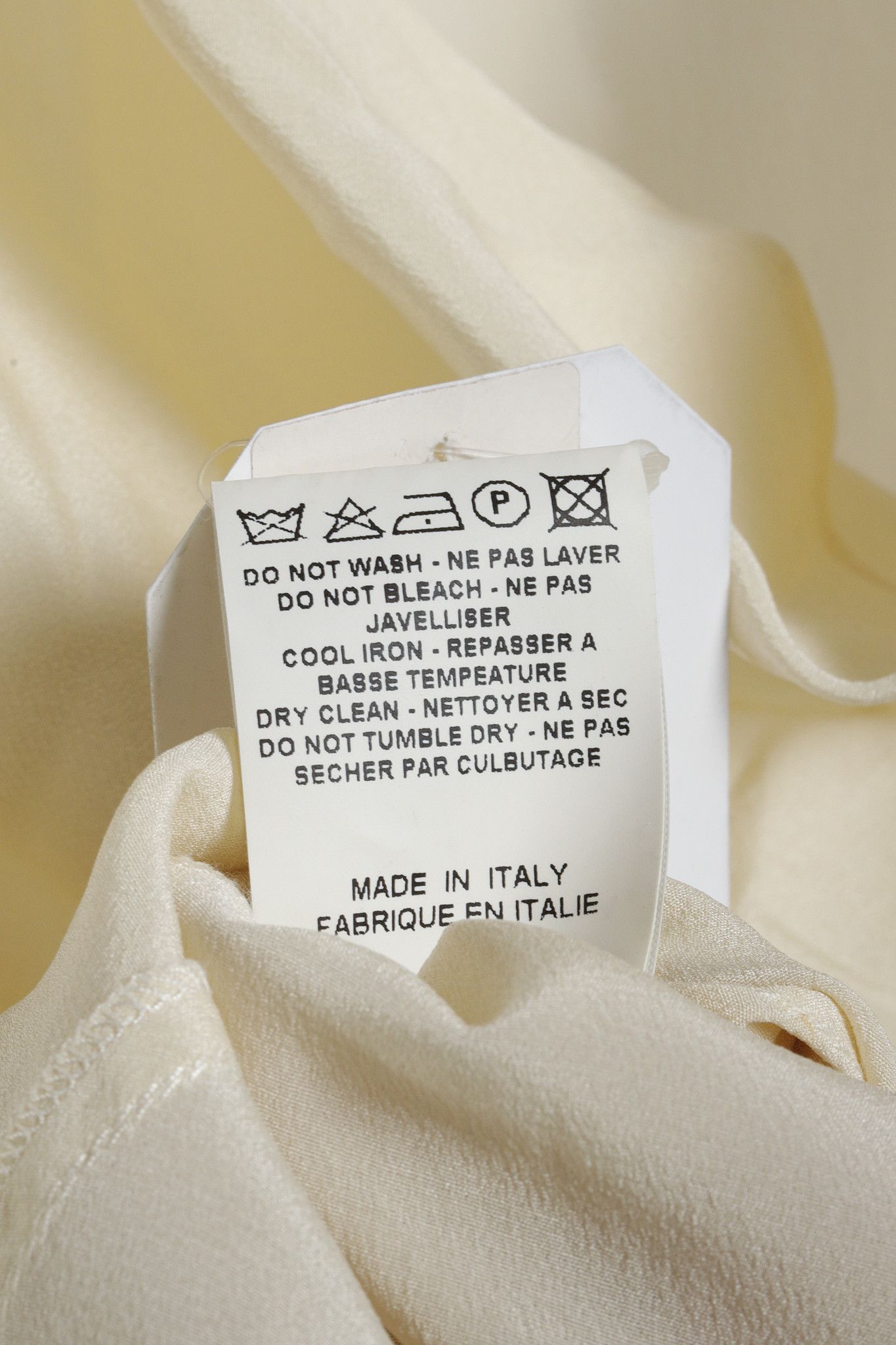 Etro Etro Cream Silk Cowl Neck Tunic Size M / US 6-8 / IT 42-44 - 9 Thumbnail
