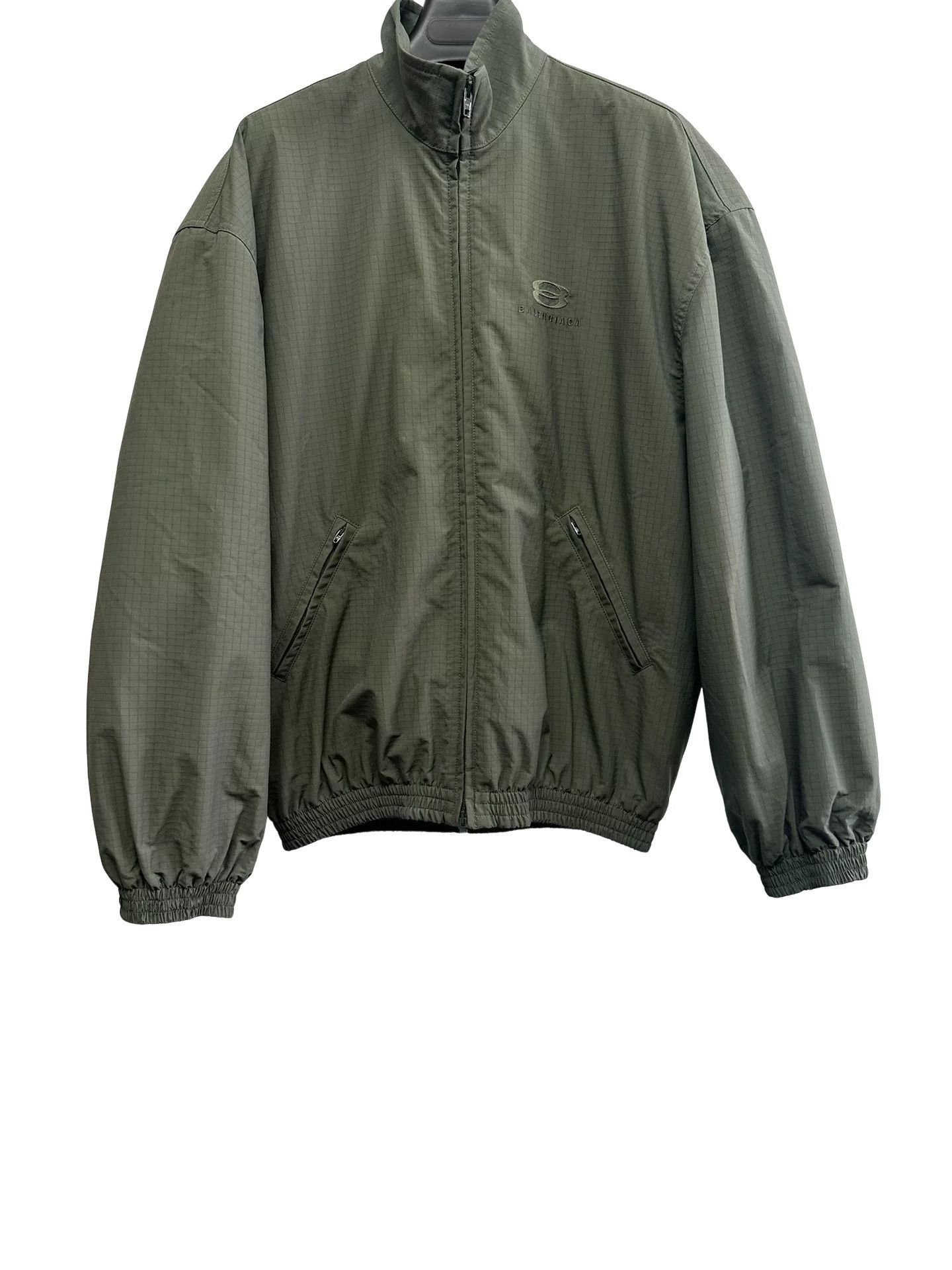 Balenciaga Balenciaga Embroidered Logo Grid Jacket Size 1 Size US S / EU 44-46 / 1 - 1 Thumbnail