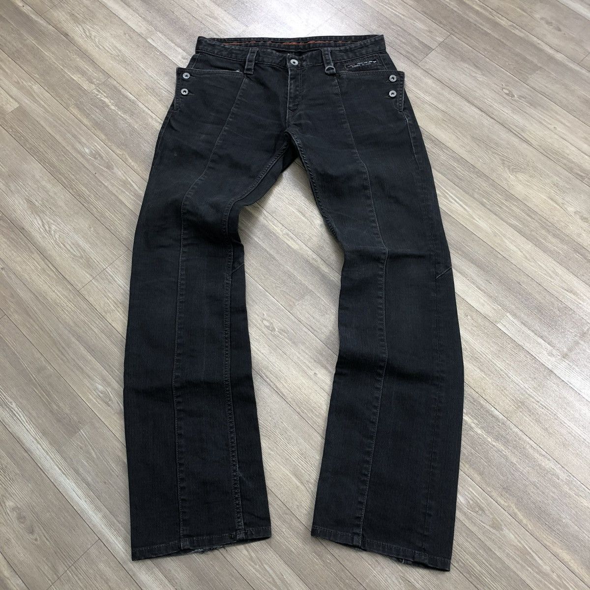 Hysteric Glamour × If Six Was Nine × Nicole Club 🇯🇵 2000s Nicole Club For Men Lgb Harajuku Style Flared Jeans Size US 31 - 1 Thumbnail