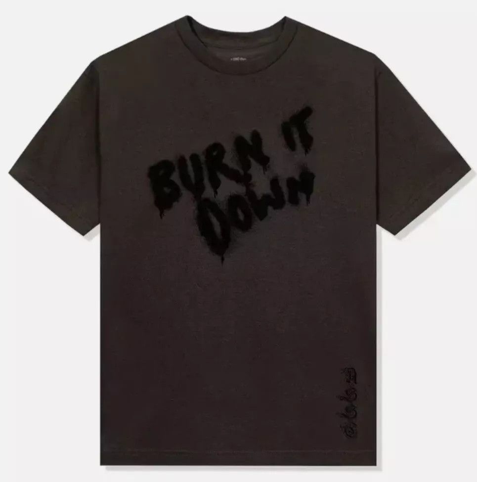 Anti Social Social Club Anti Social Social Club Burn It Down Brown Tee ASSC Size US L / EU 52-54 / 3 - 1 Thumbnail