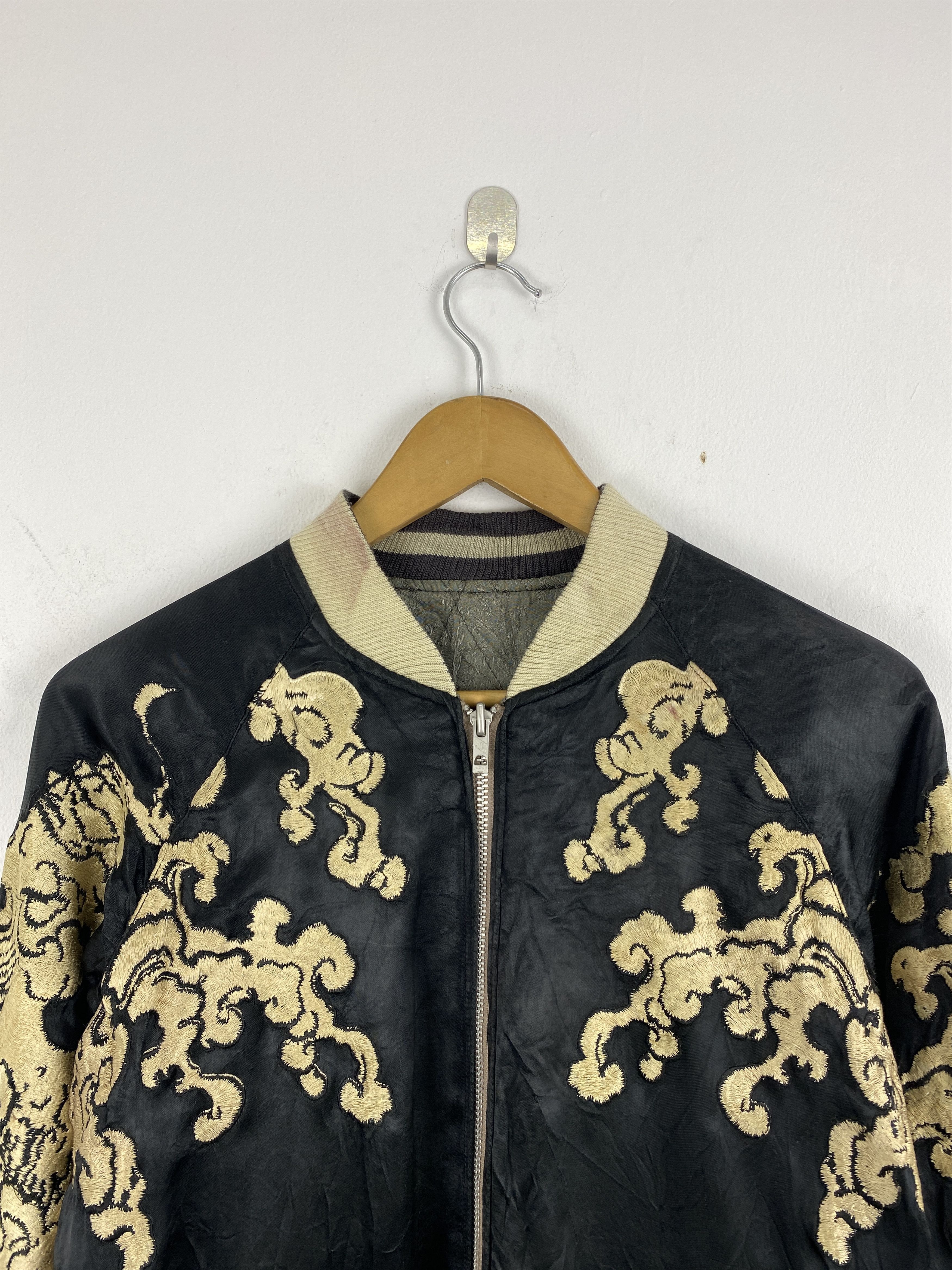 Dragonfly Japan Bosozoku Biker Dragonfly Tattoo Silk Reversible Jacket Size US M / EU 48-50 / 2 - 4 Thumbnail
