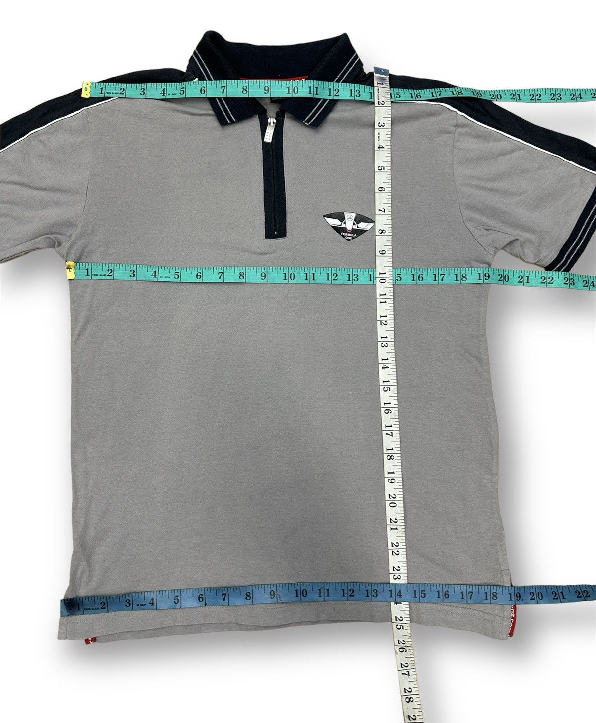 Formula 1 Mercedes Benz Formula One Polo Zipper Tee A231 Size US S / EU 44-46 / 1 - 4 Thumbnail