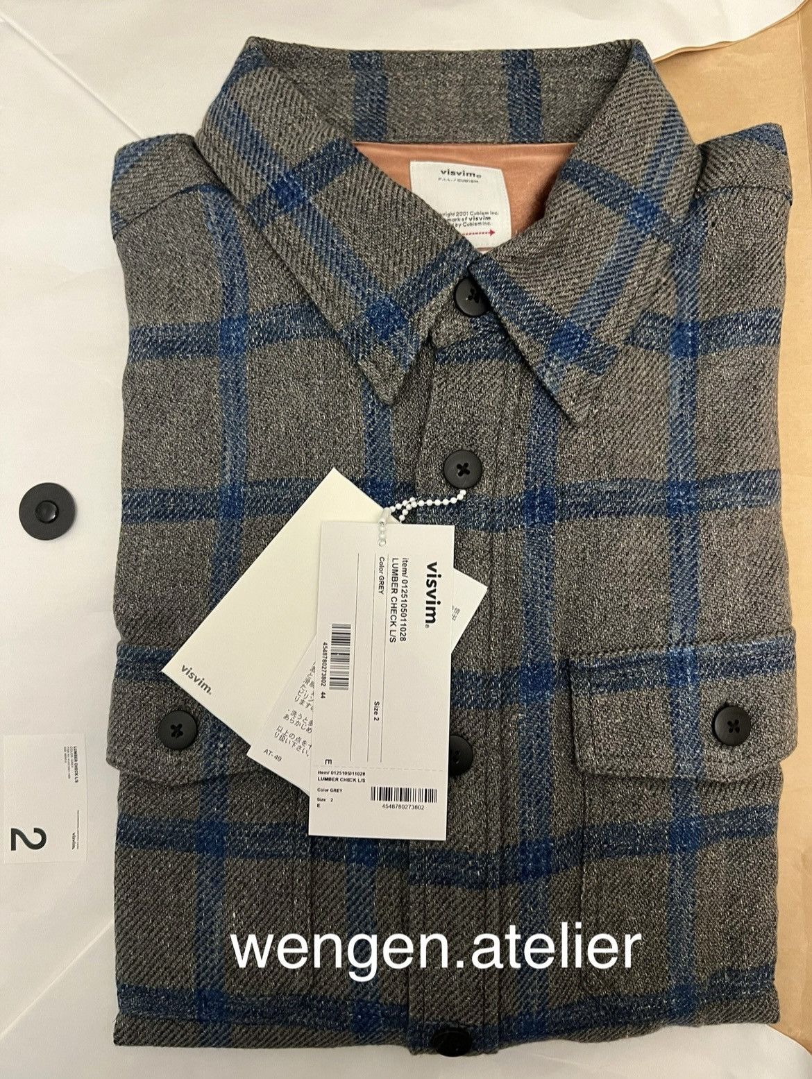 Visvim LUMBER CHECK L/S Size US M / EU 48-50 / 2 - 4 Thumbnail
