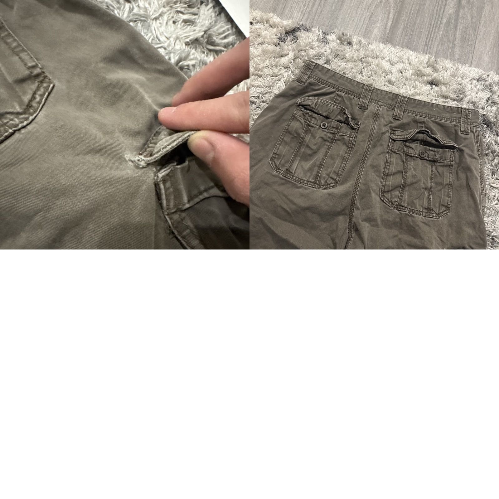 Van Heusen VINTAGE Van Heusen Cargo Shorts Men 34 Brown 00’s Y2K AS-IS Stained HTF Size 34 Mens Size US 34 / EU 50 - 9 Thumbnail