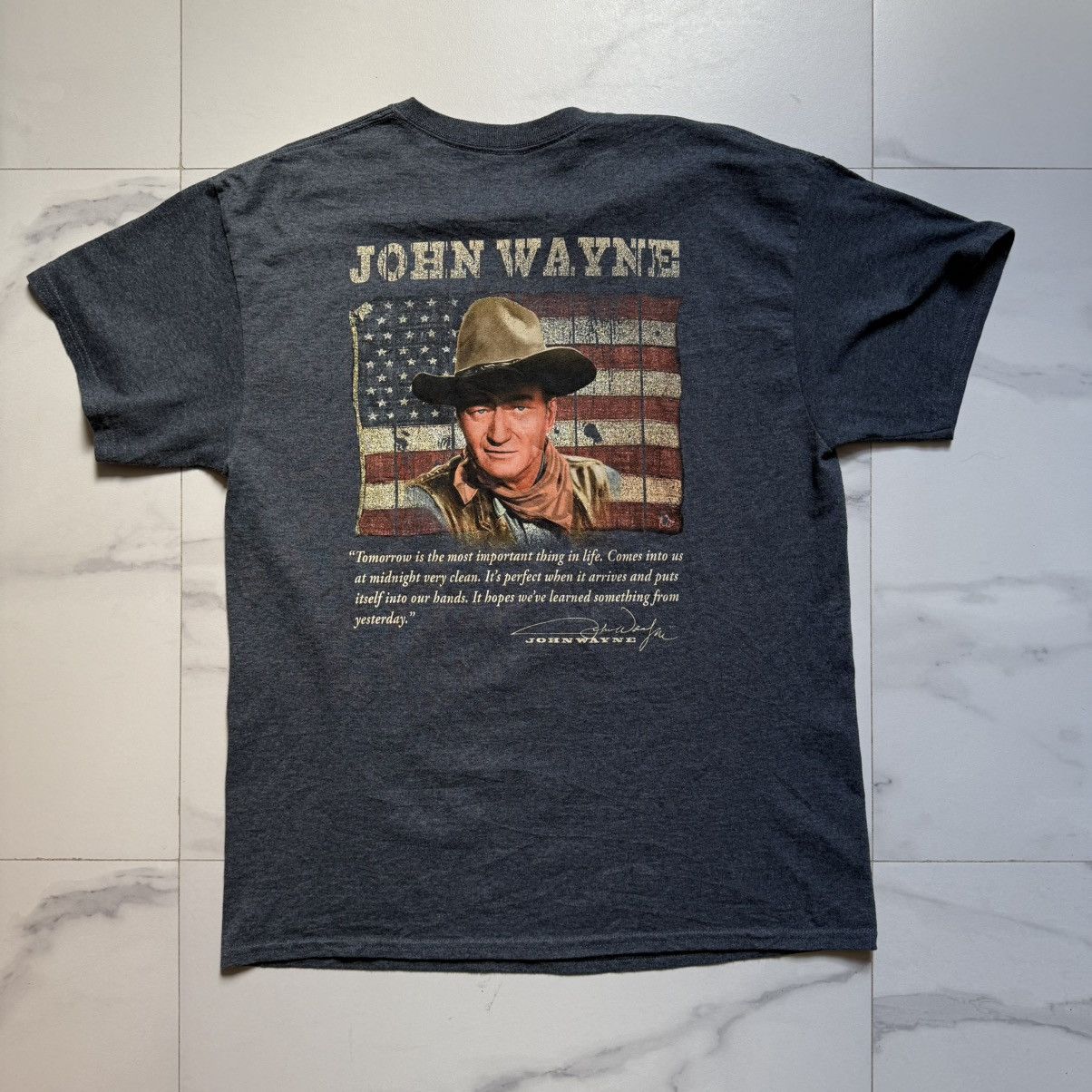 Cowboy Equipment John Wayne Open Range Collection Tee Size US L / EU 52-54 / 3 - 3 Thumbnail