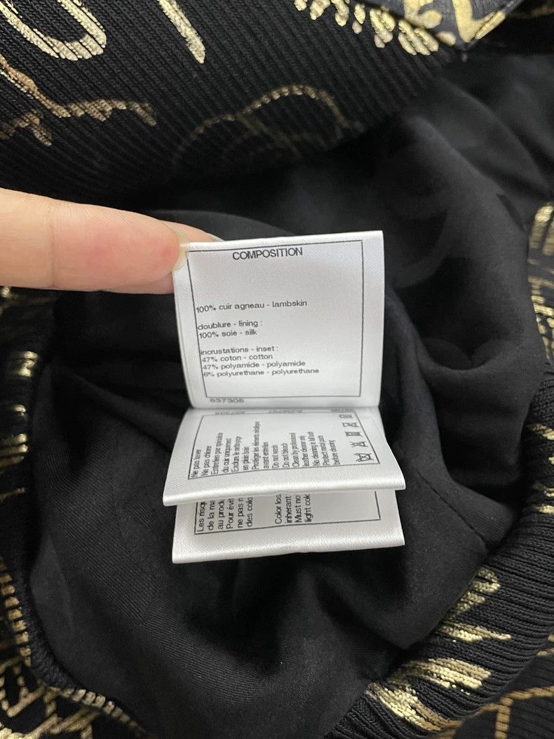 Chanel Chanel Egyptian series black gold graffiti full of letters Size S / US 4 / IT 40 - 6 Thumbnail