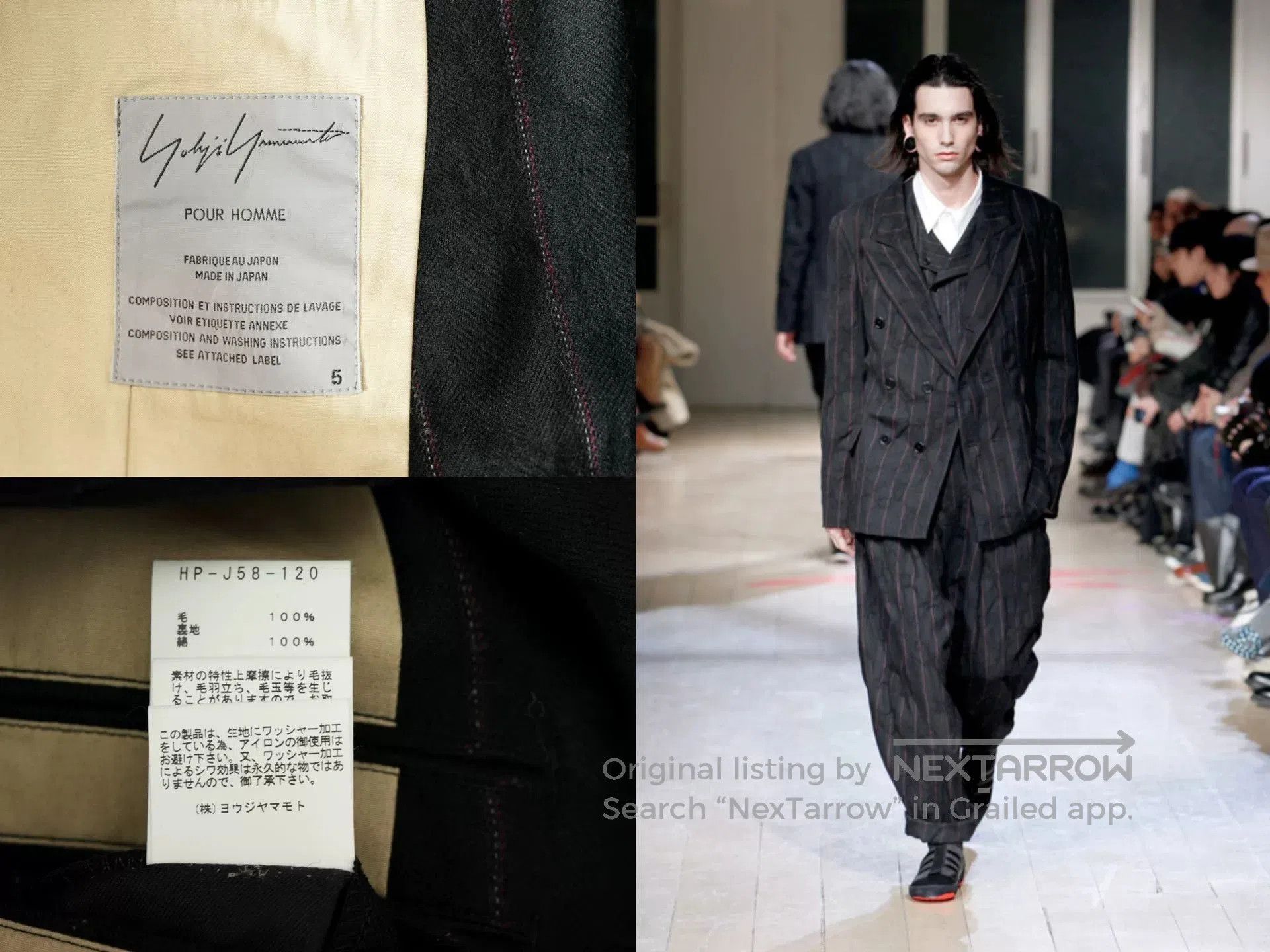 Yohji Yamamoto yohji yamamoto double. Size US L / EU 52-54 / 3 - 9 Thumbnail