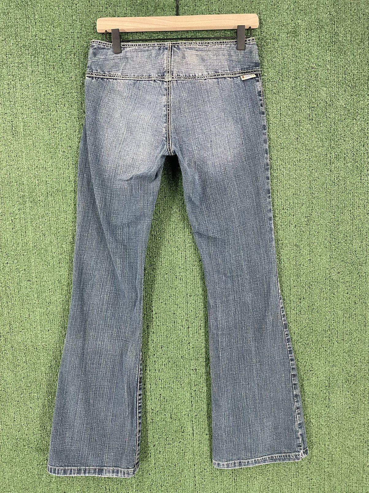 Other Vintage Y2K JouJou Bellbottom Flare Belted Jeans 28” Waist Size 28" / US 6 / IT 42 - 5 Thumbnail