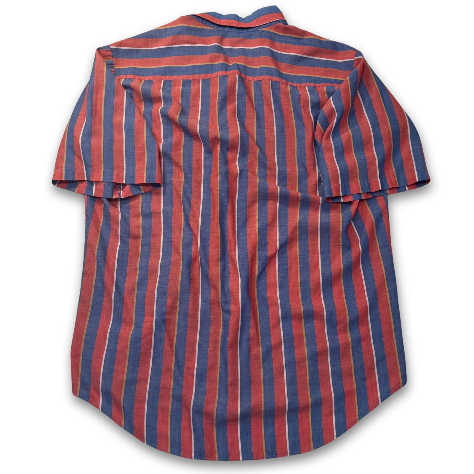 Savile Row Vintage Short Sleeve Striped Button Up Savile Row Traditions Size US L / EU 52-54 / 3 - 2 Thumbnail
