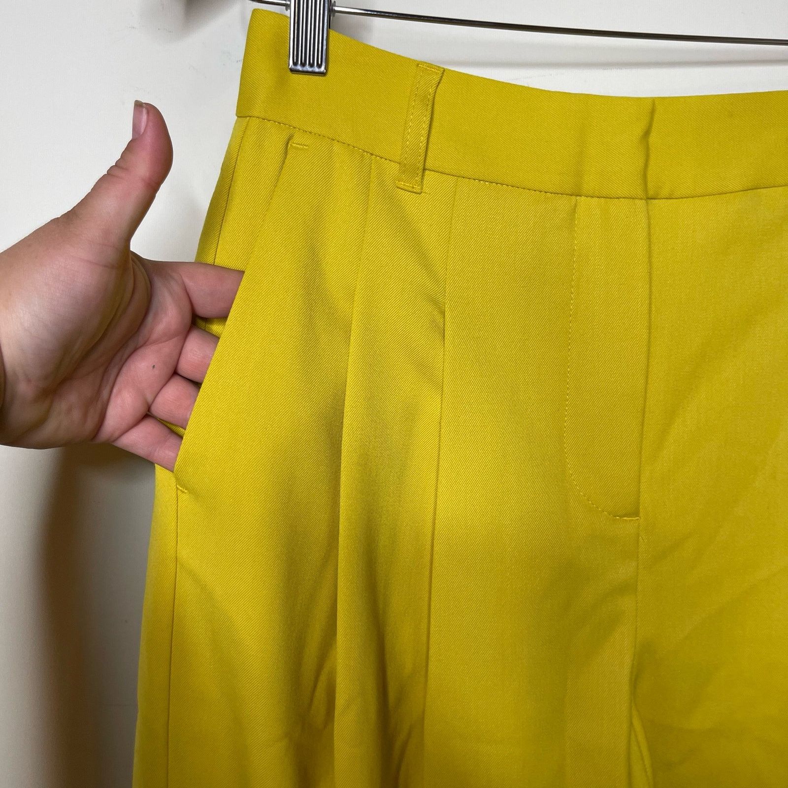 Samsoe Samsoe Samsoe Samsoe High Rise Straight Pleated Luzy Trousers Size 26" / US 2 / IT 38 - 5 Thumbnail