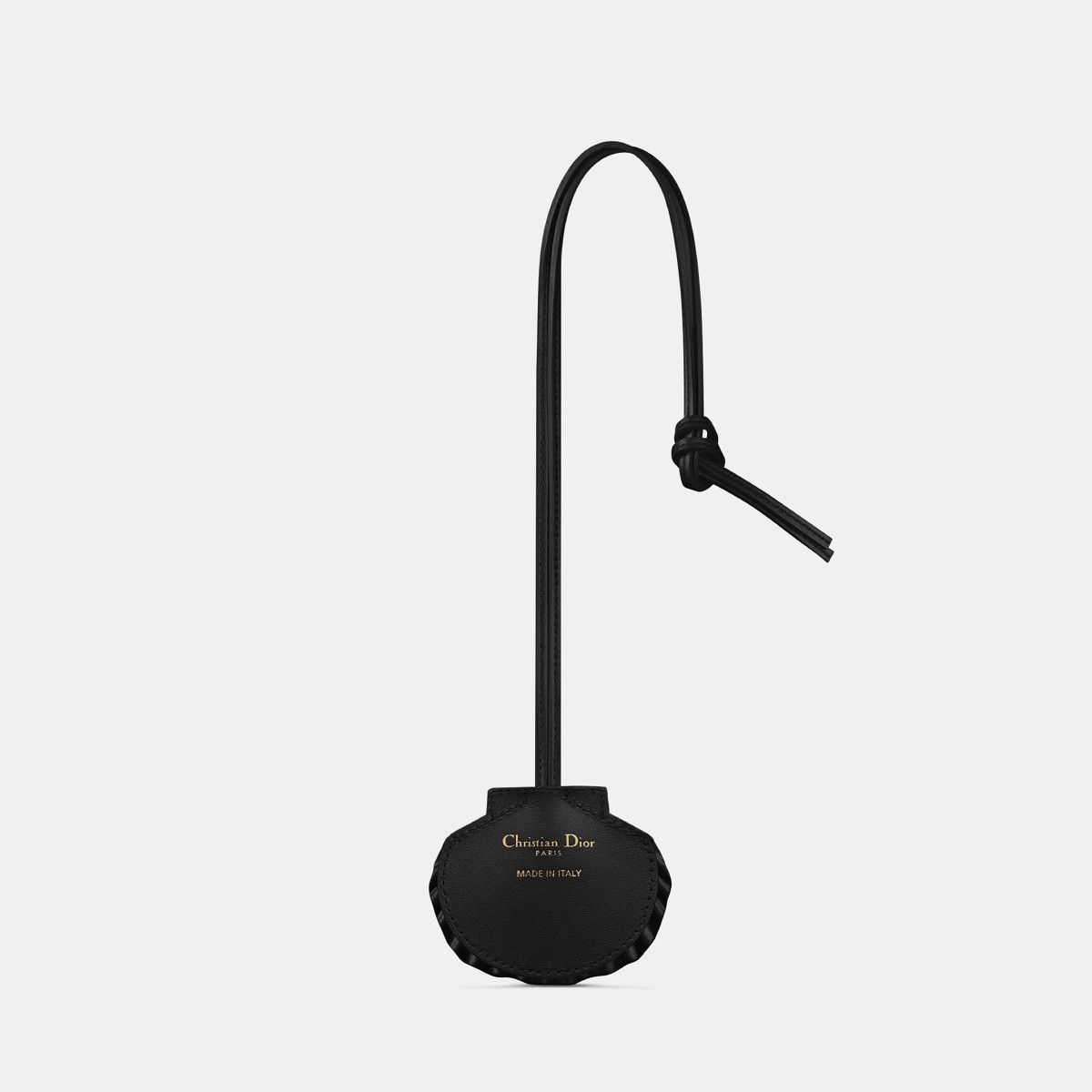 Dior o1bcso1str0226 Size:OS/Shell Key Ring with Cord in Black Size ONE SIZE - 2 Thumbnail